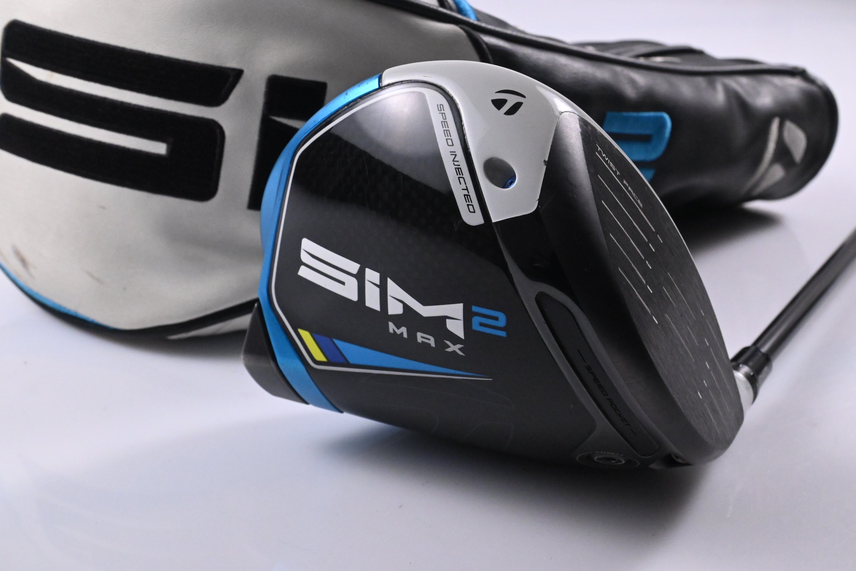 Taylormade SIM2 Max Driver / 9 Degree / Stiff Flex Evenflow Riptide 50 SB Shaft