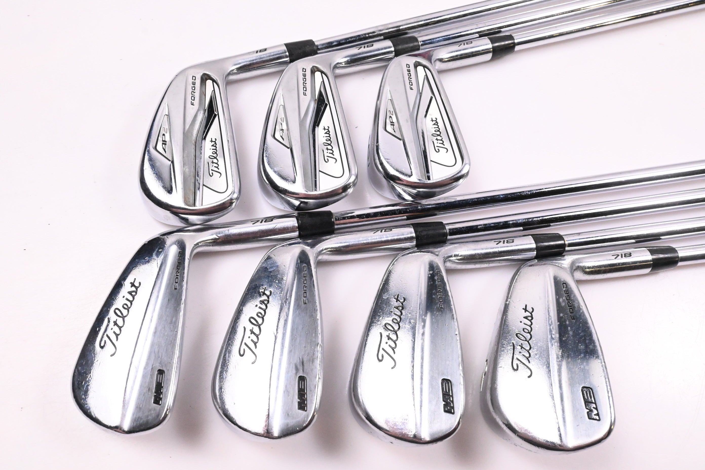 Titleist 718 AP2/MB Irons / 4-PW / Stiff Flex Project X LZ 120 Shafts