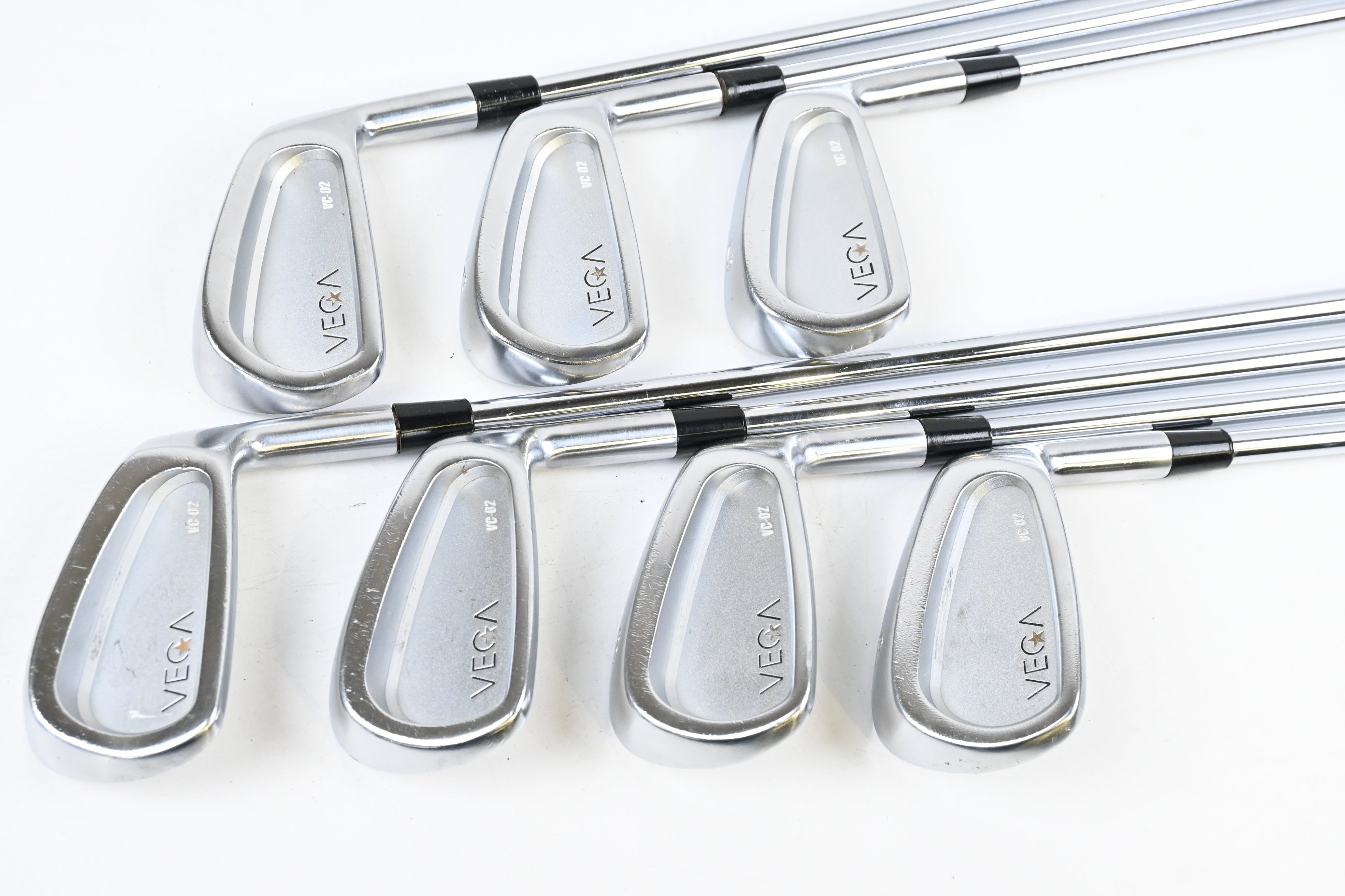 Vega VC-02 Irons / 4-PW / Stiff Flex Shimada Lite Steel Shafts