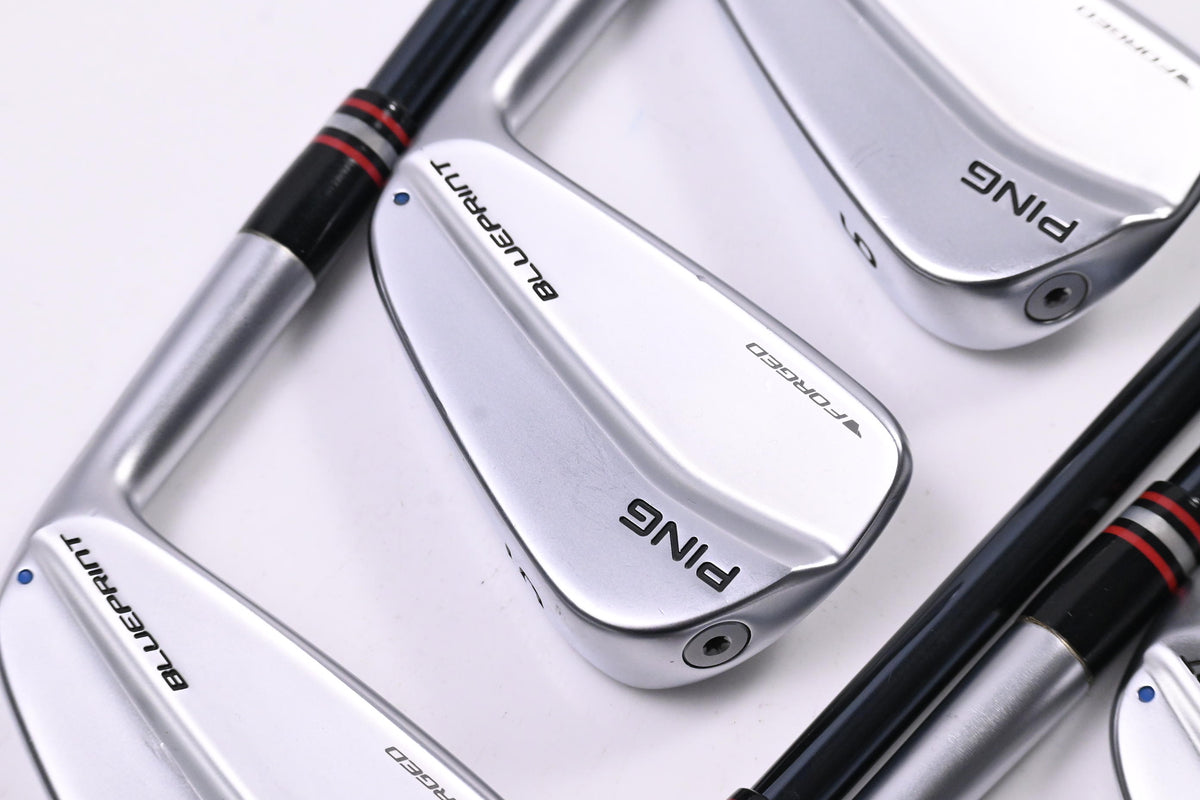 Ping Blueprint Irons / 4-PW / Blue Dot / Regular Flex UST Recoil Dart 75 Shafts