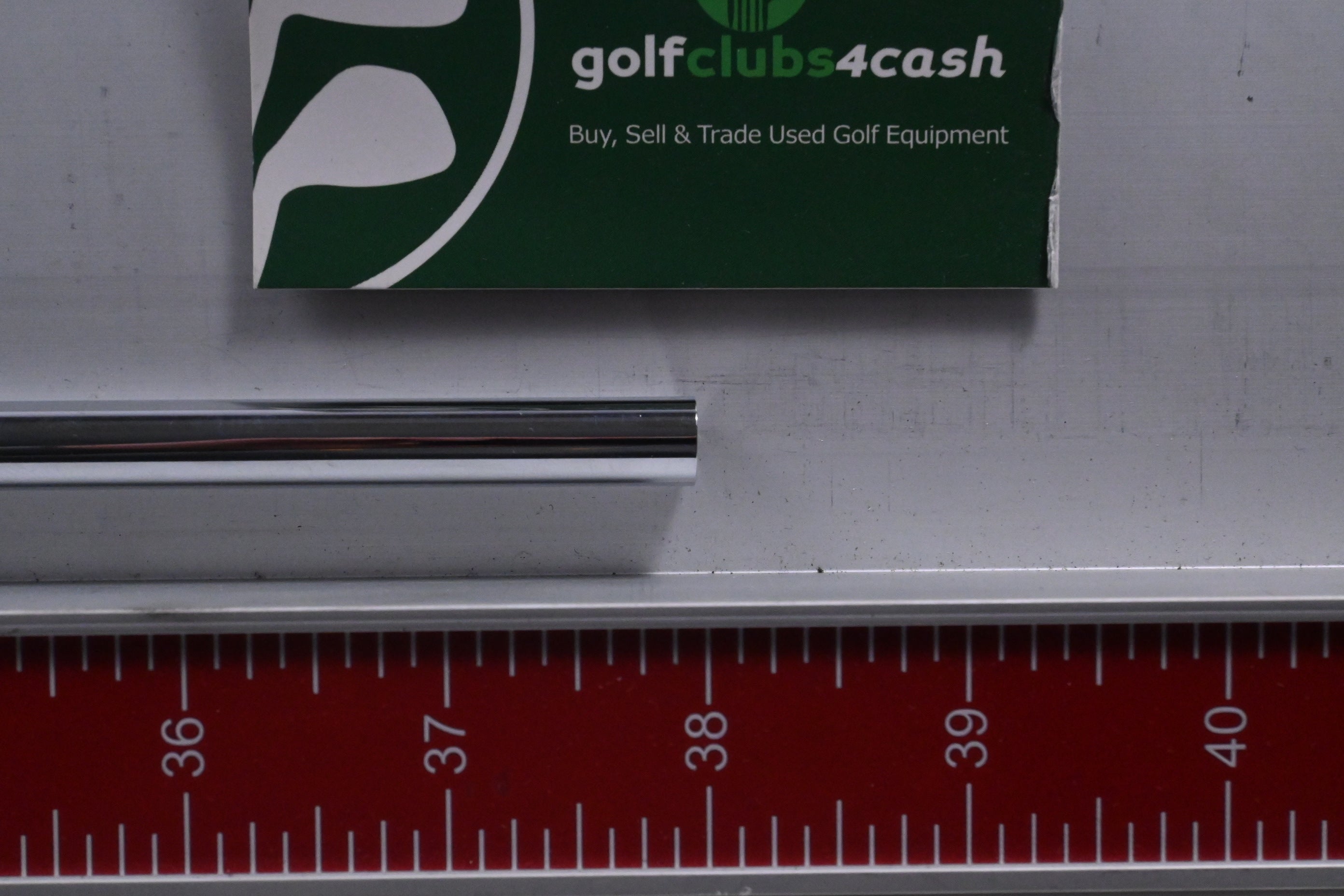 True Temper Straight Putter Shaft with Square Alignment / 0.370&quot; Tip / Uncut