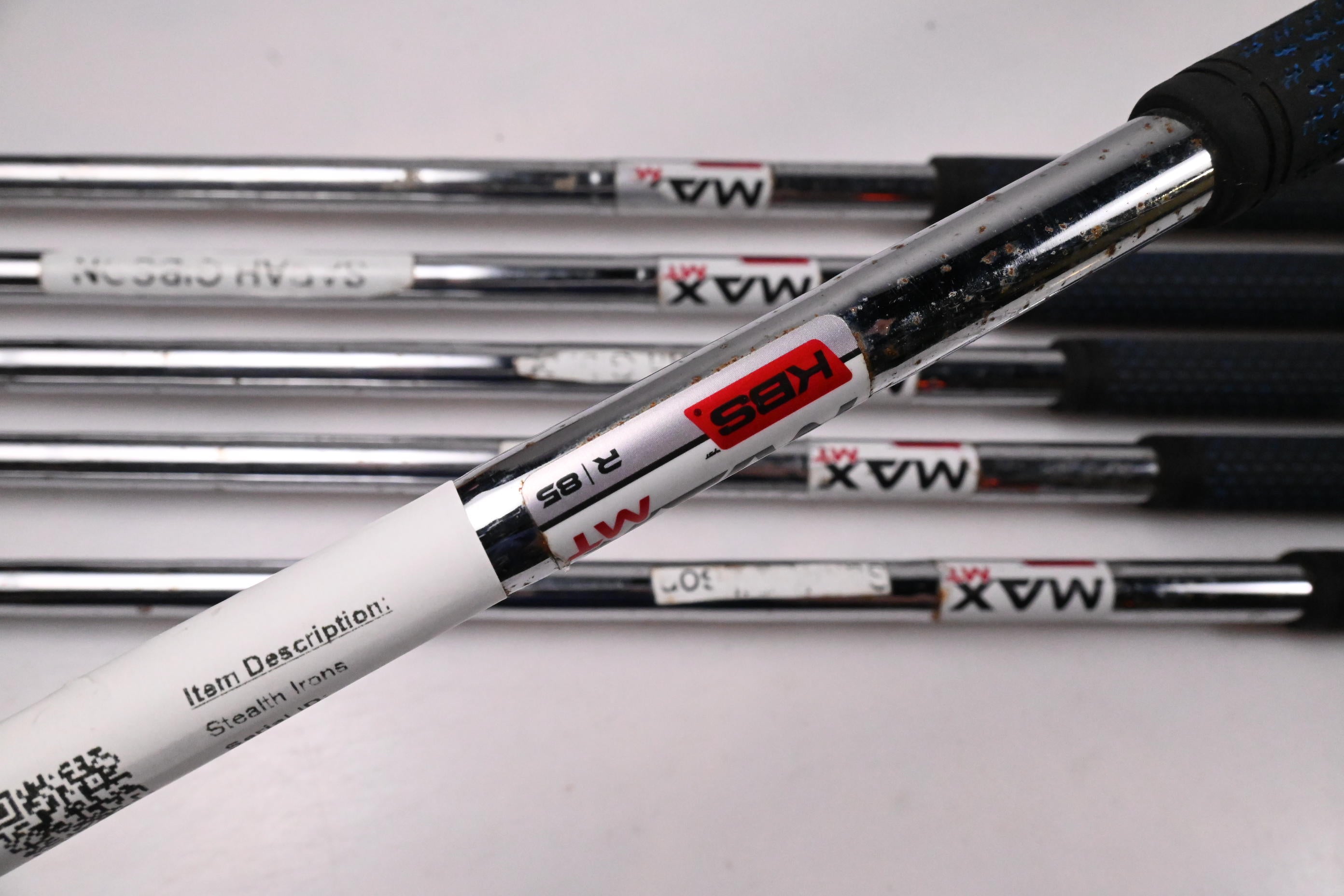 Taylormade Stealth Irons / 5-PW / Regular Flex KBS MAX MT 85 Shafts