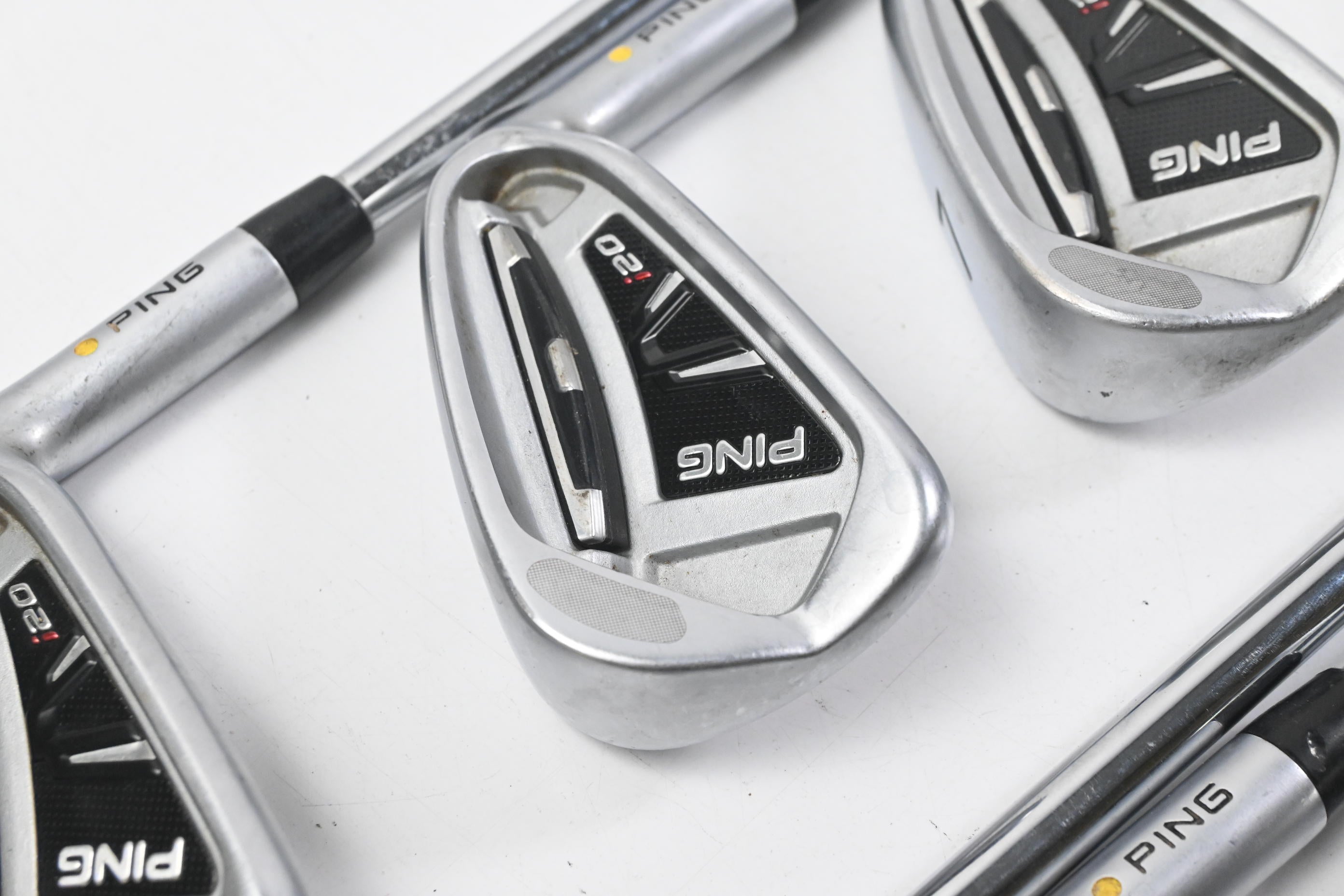 Ping i20 Irons / 5-PW / Yellow Dot / Stiff Flex Ping CFS Shafts