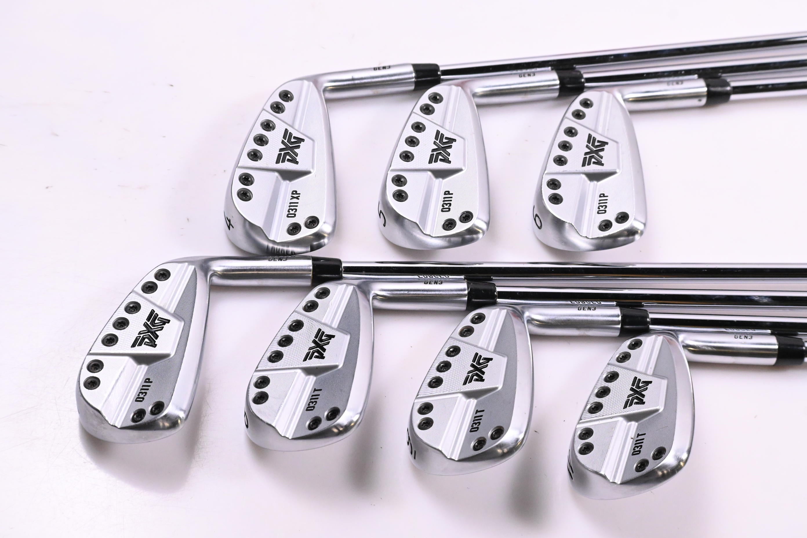 PXG 0311 T Gen3 Irons / 4-PW / Regular Flex KBS MAX 80 Shafts