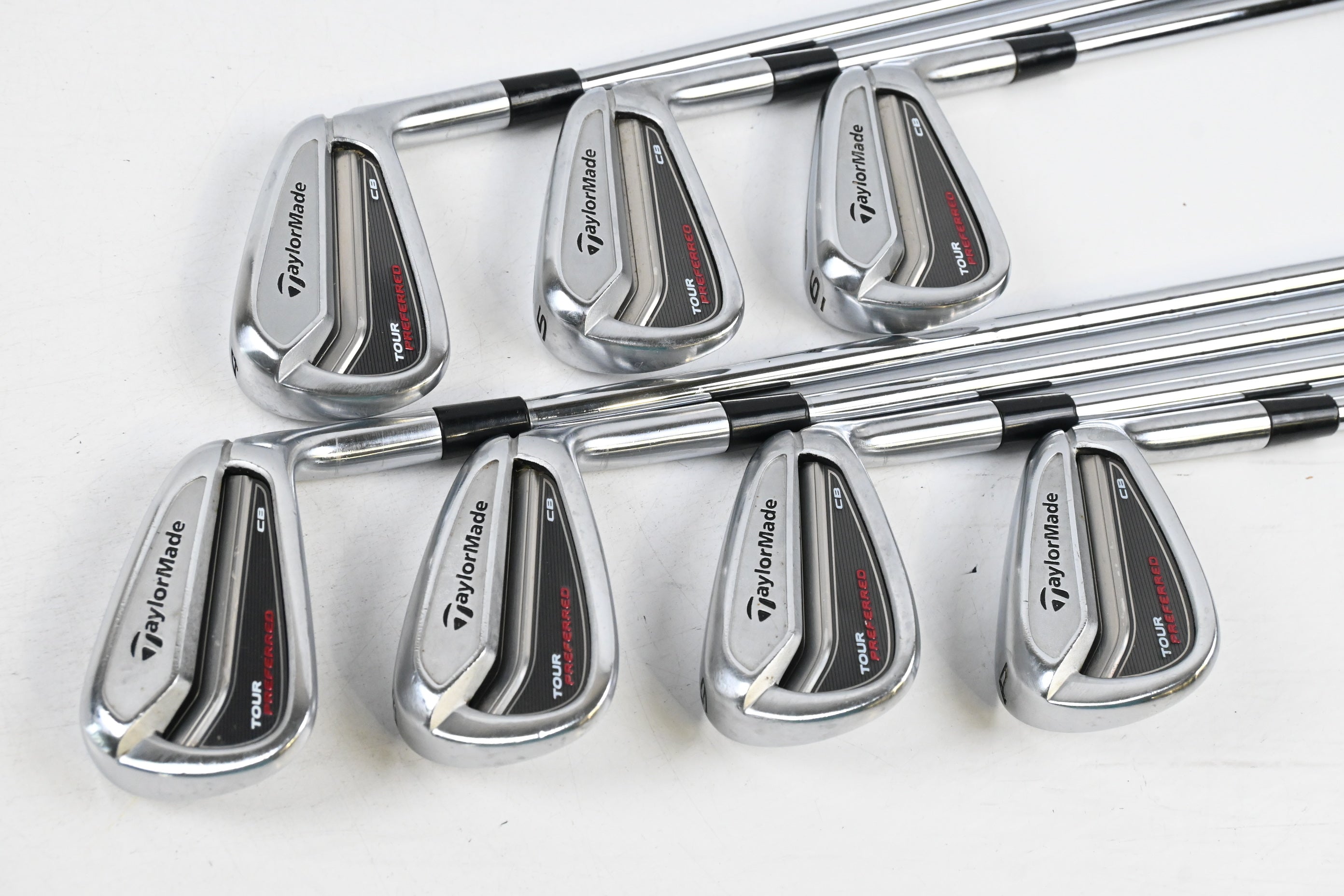 Taylormade Tour Preferred CB 2014 Irons / 4-PW / Regular Flex KBS Tour Shafts