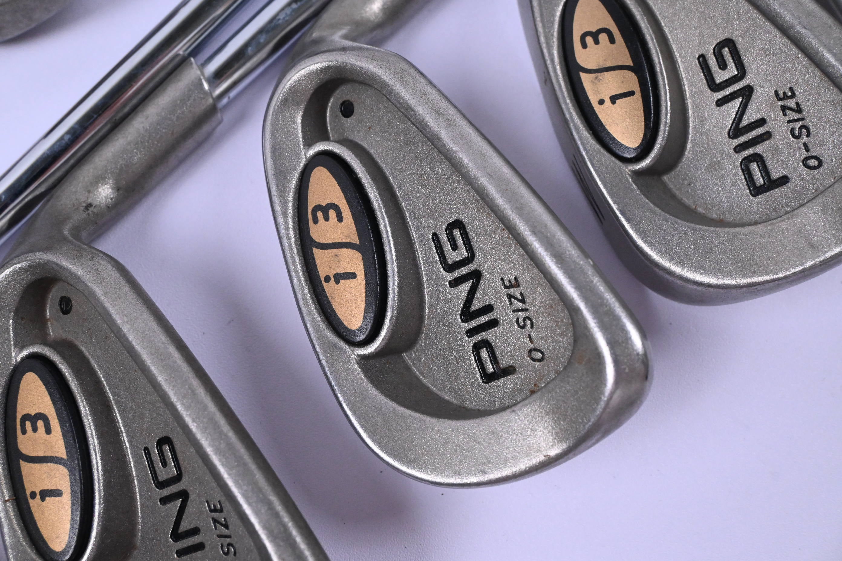 Ping i3 O-Size Irons / 3-PW+SW / Black Dot / Senior Flex Ping JZ Cushin Shafts