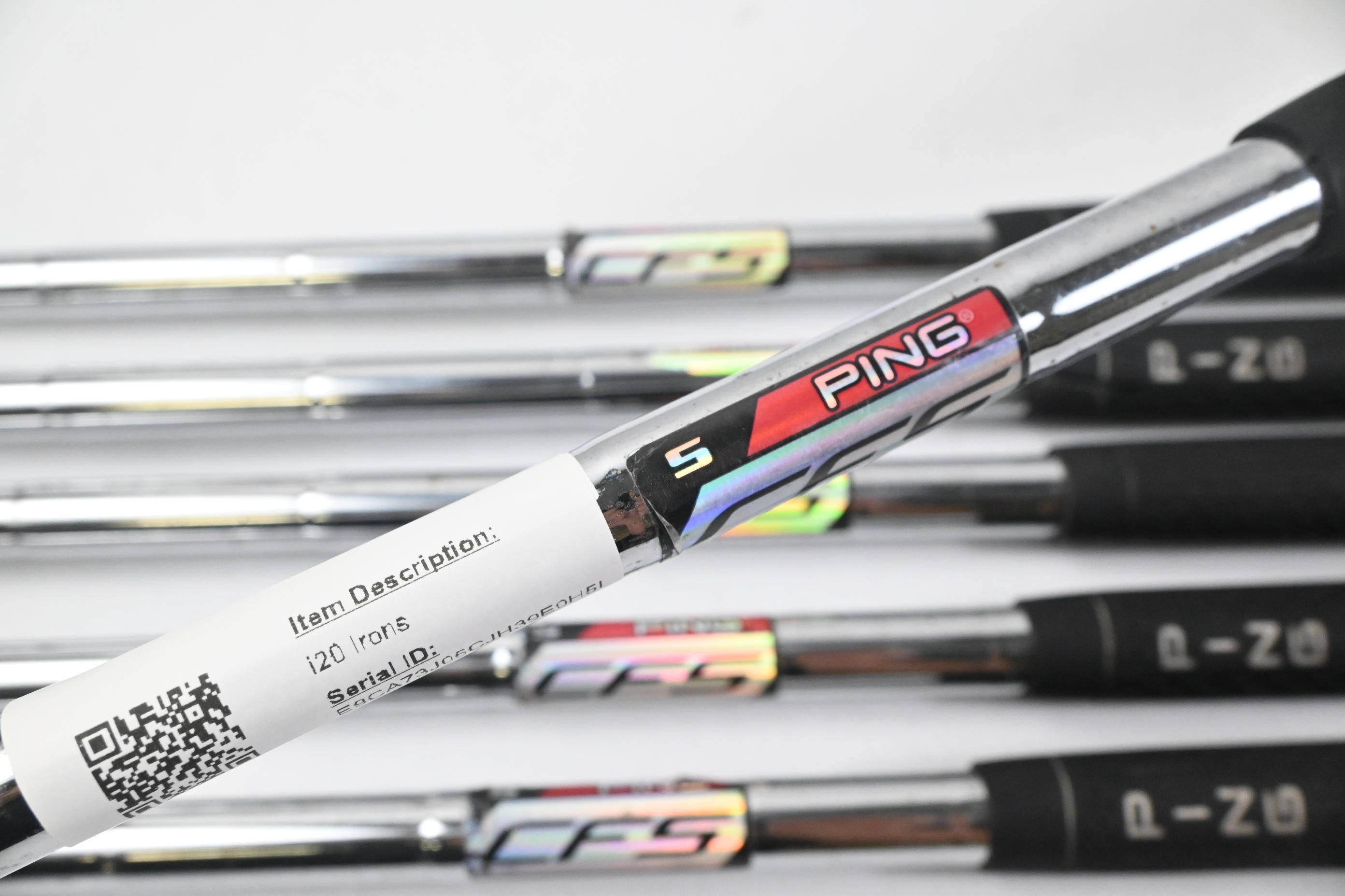 Ping i20 Irons / 5-PW / Yellow Dot / Stiff Flex Ping CFS Shafts