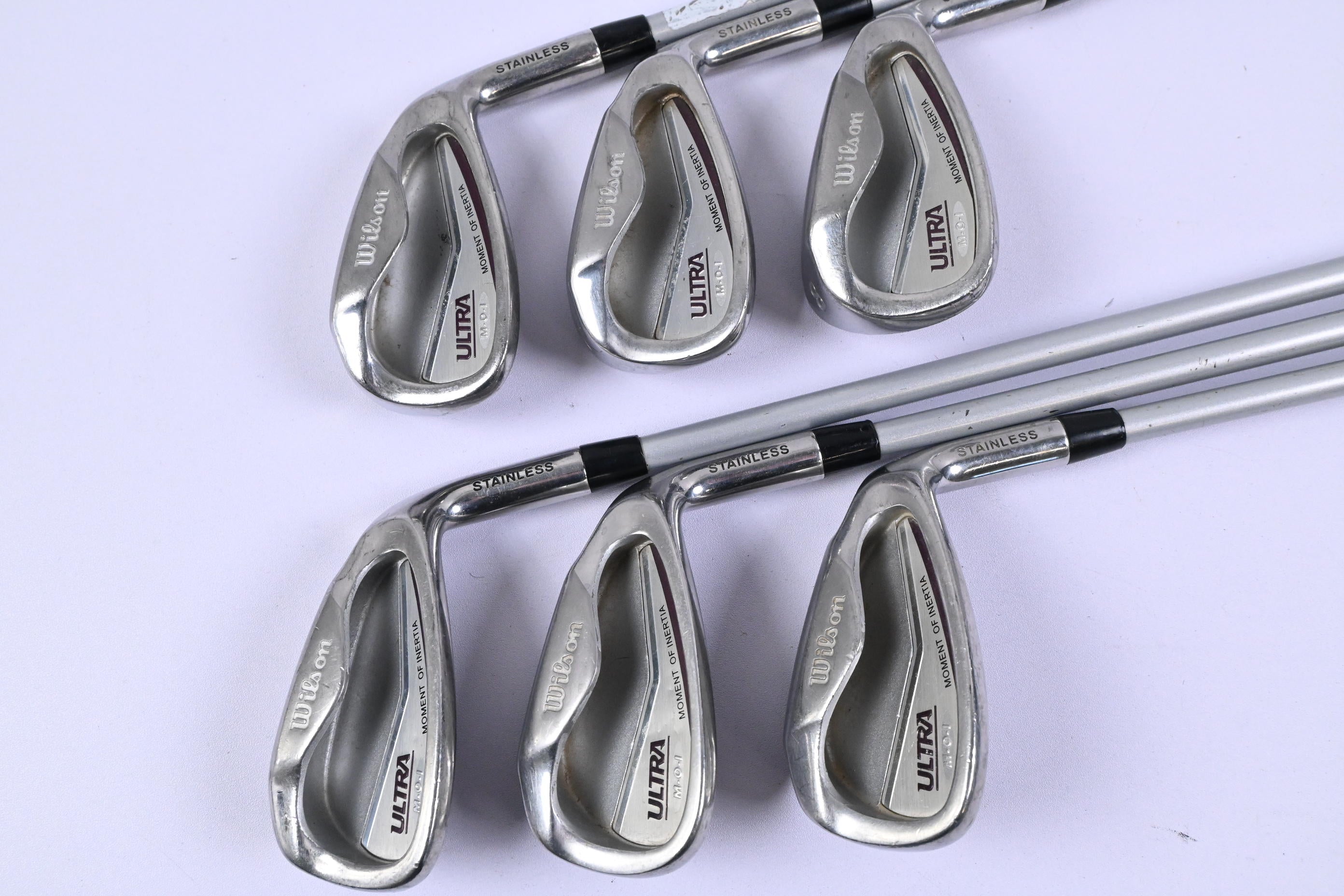 Ladies Wilson Ultra M.O.I Irons / 6-PW+SW / Regular Flex Wilson Firestick Shafts