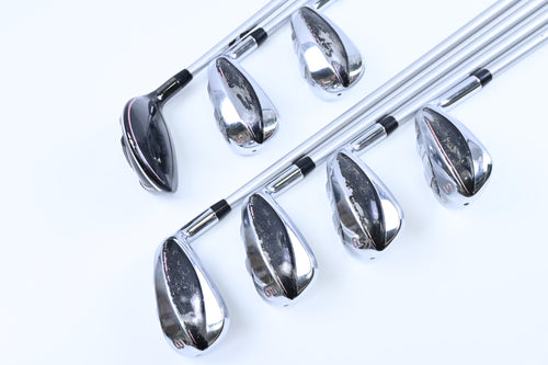 Ladies Cobra T-Rail Hybrid Combo Irons / 5H+6-PW+SW / Ladies Flex Ultralite 45