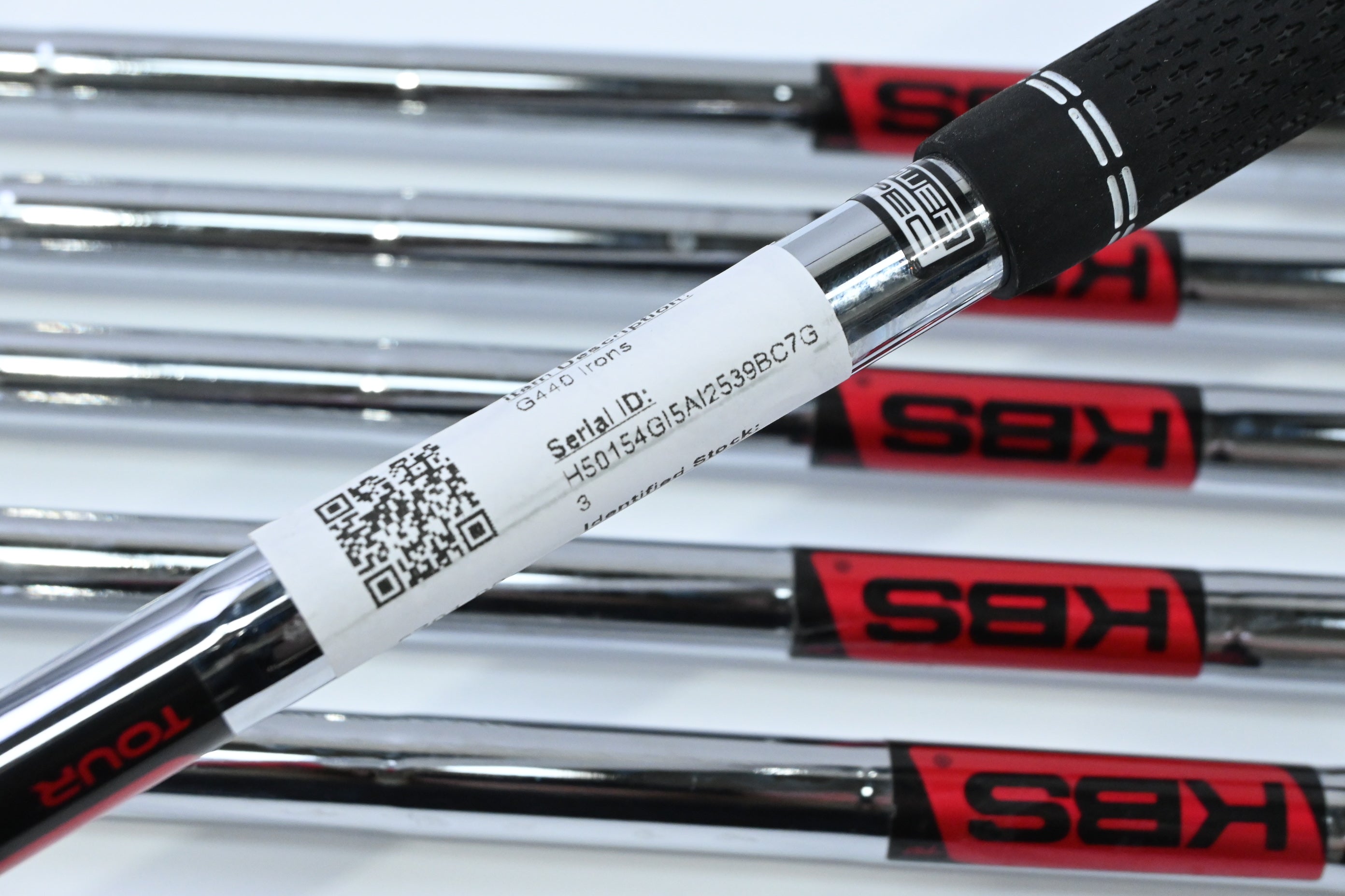 Ping G440 Irons / 7-PW+UW+52° / Red Degree / Red Dot / Regular Flex KBS Tour 110