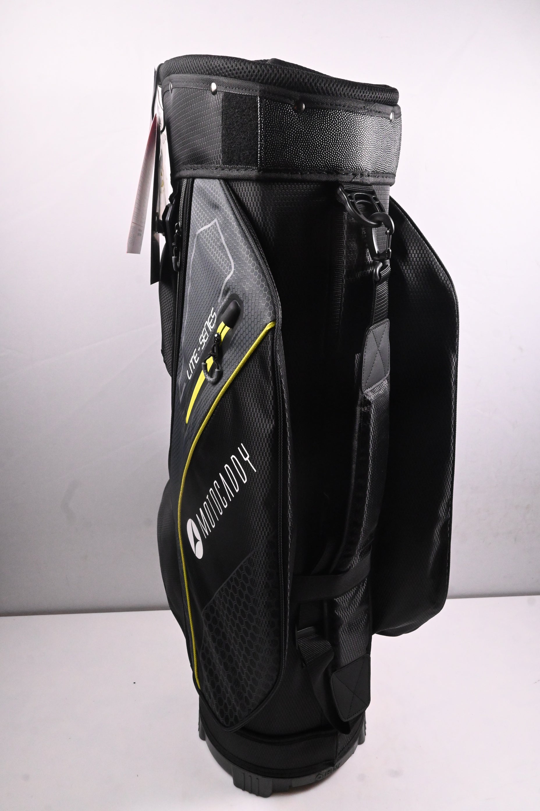 Motocaddy Lite Series Cart Bag / 14-Way Divider / Black, Lime
