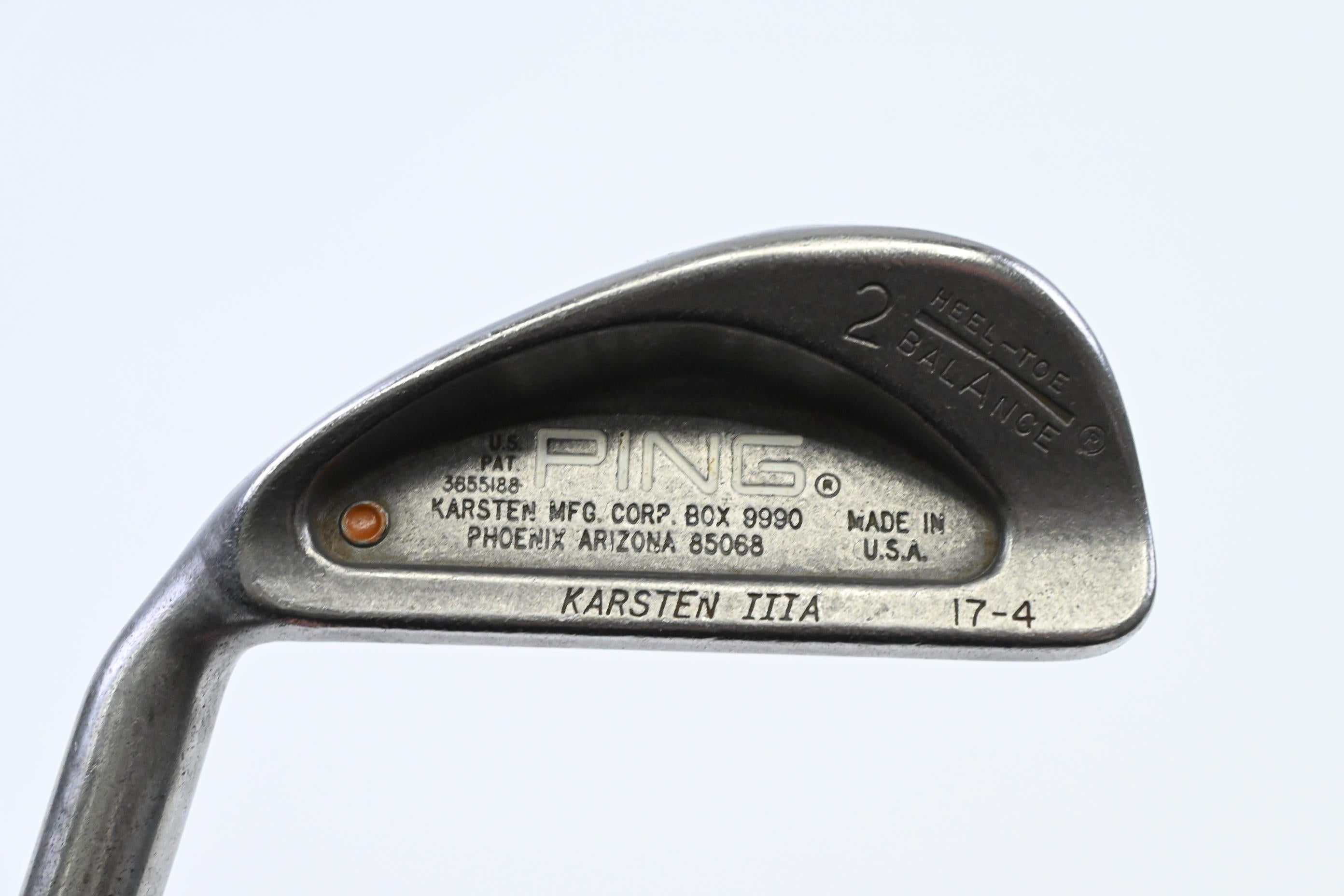 Left Hand Ping Zing #2 Iron / 18 Degree / Brown Dot / Regular Flex Steel Shaft