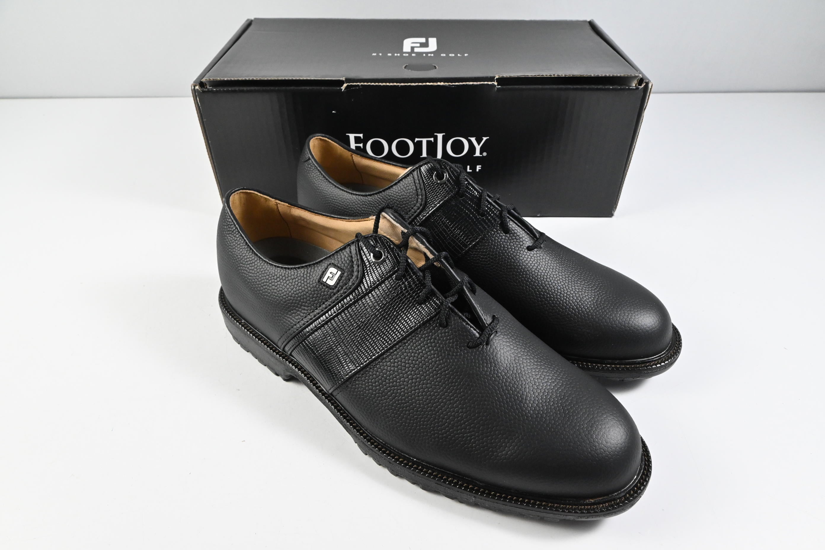 FootJoy MyJoy Premiere Series Packard Golf Shoes / Size UK 10 / Black