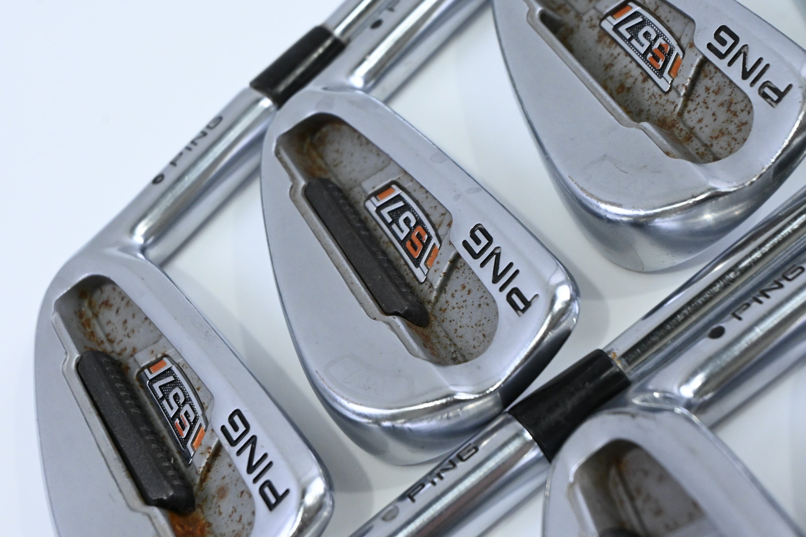 Ping S57 Irons / 3-PW / Black Dot / Regular Flex Steel Shafts