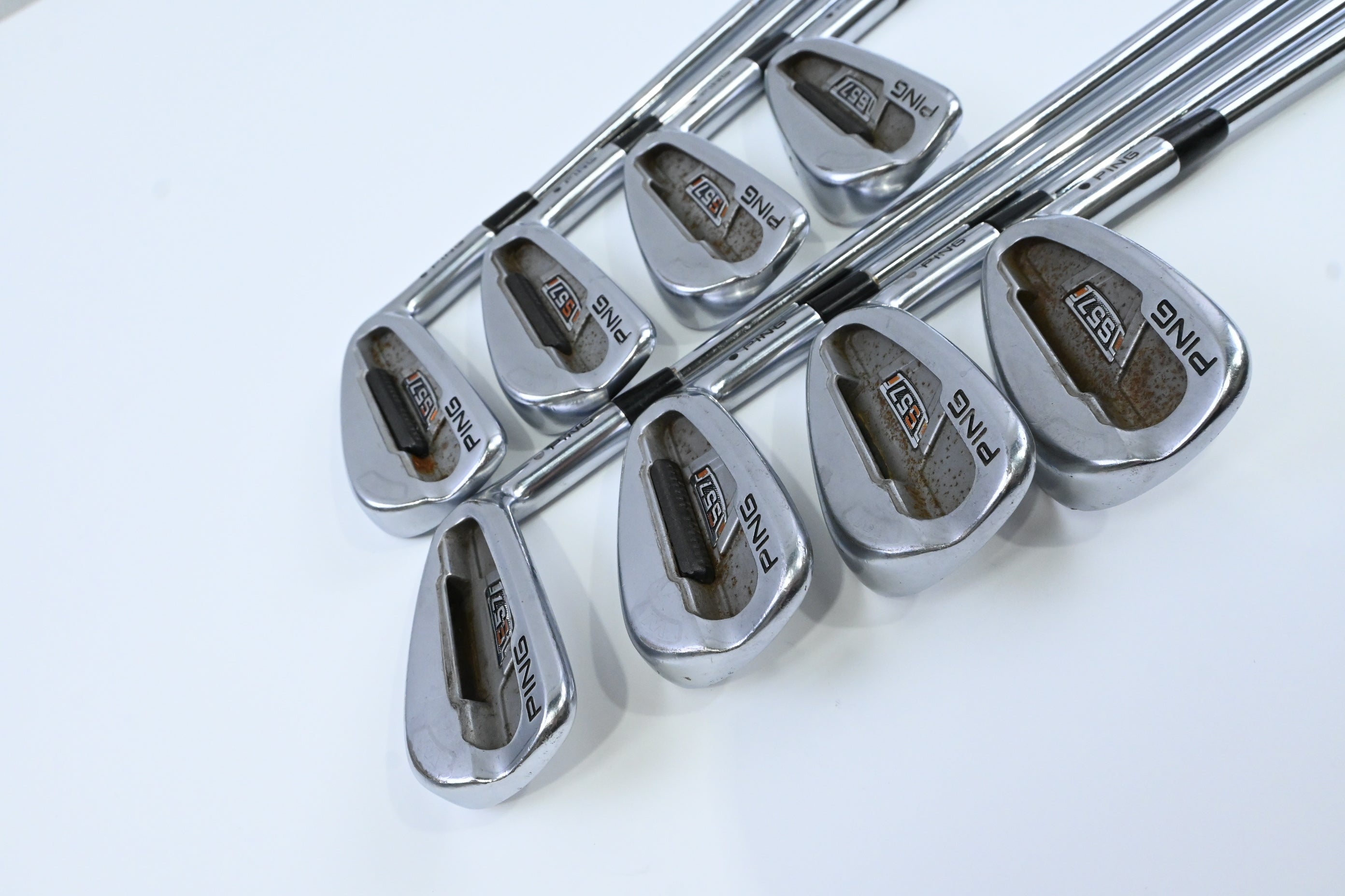 Ping S57 Irons / 3-PW / Black Dot / Regular Flex Steel Shafts