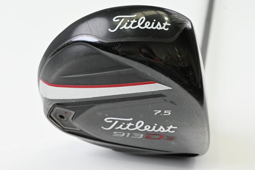 Titleist 913 D3 Driver / 7.5 Degree / Stiff Flex UST Elements Chrome 4 Shaft