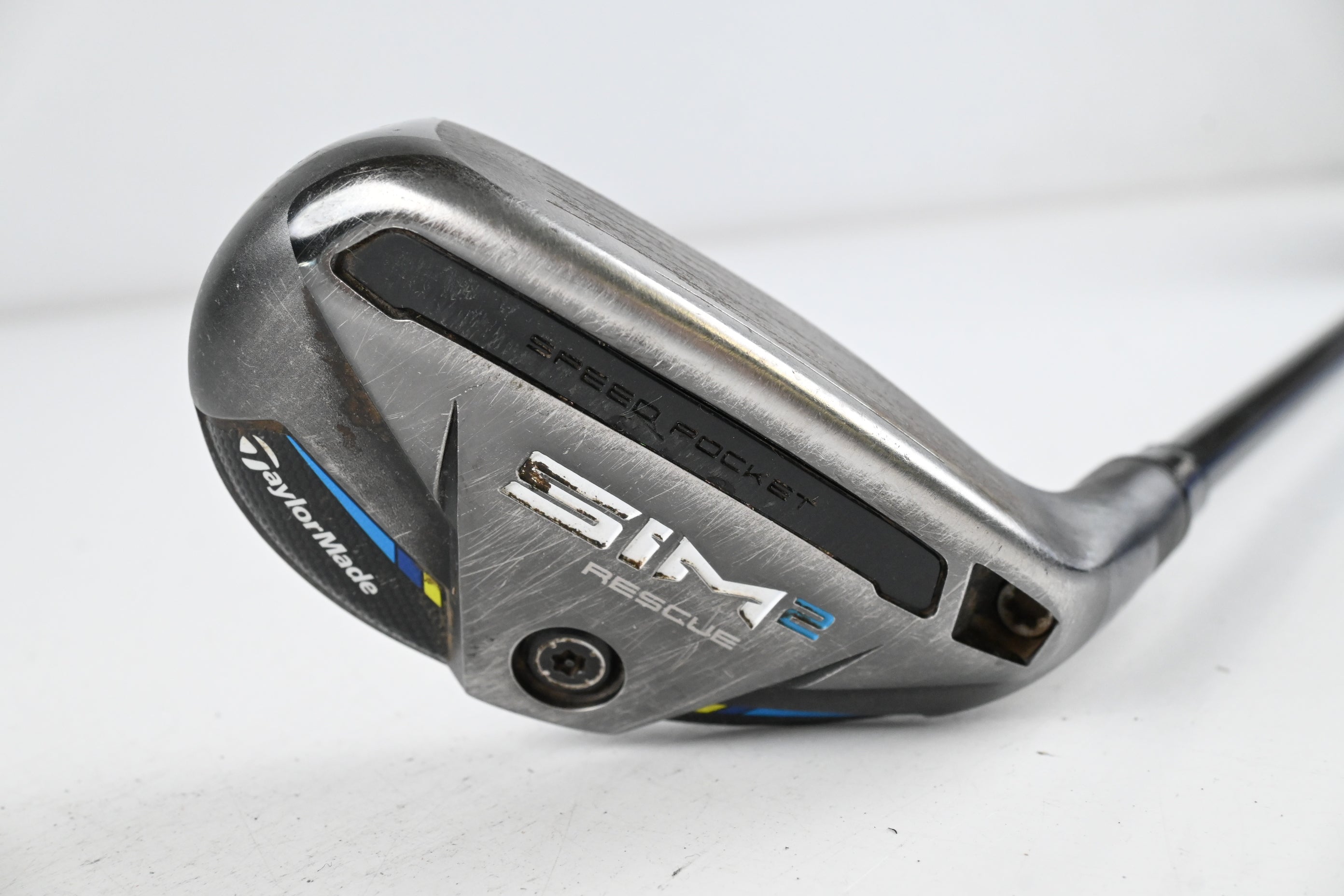 Taylormade SIM2 #2 Hybrid / 17 Degree / Stiff Flex Tensei AV Raw Blue 80 Shaft