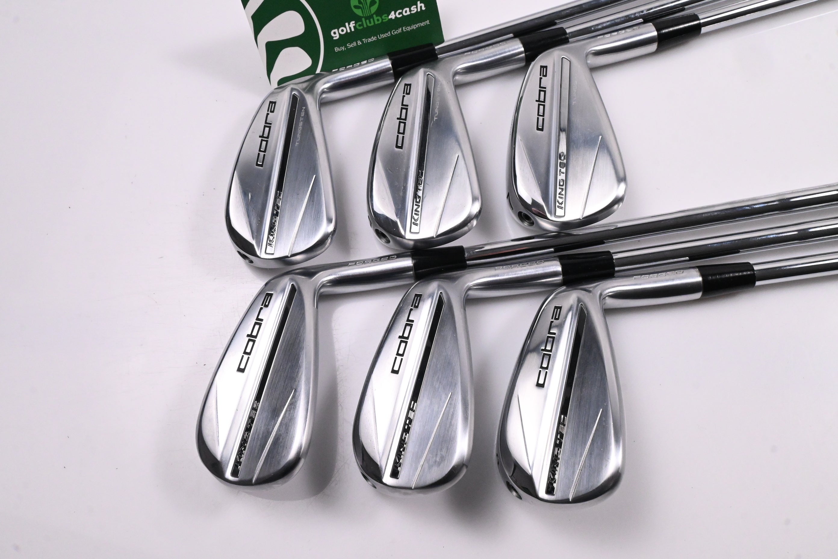 Cobra King Tec 2025 Irons / 5-PW / Stiff Flex KBS $-Taper Lite Shafts