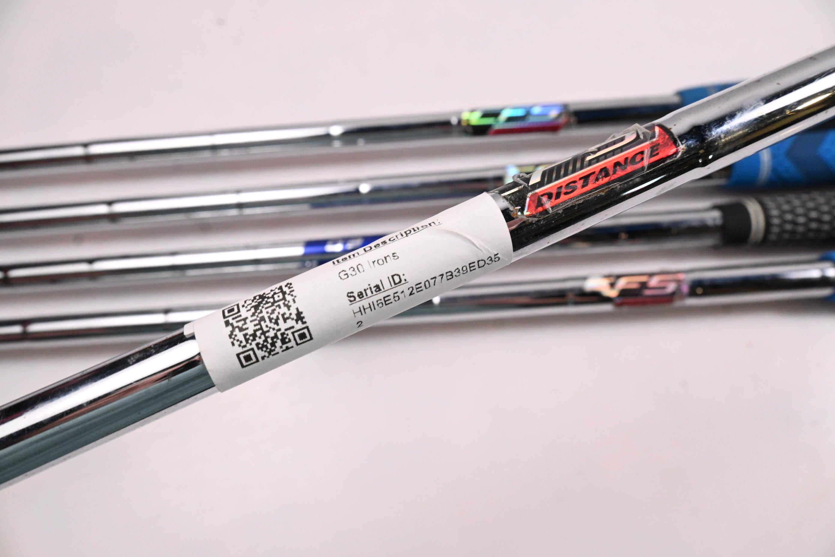 Ping G30 Irons / 6-PW / Green Dot / Regular Flex Ping CFS Distance Shafts