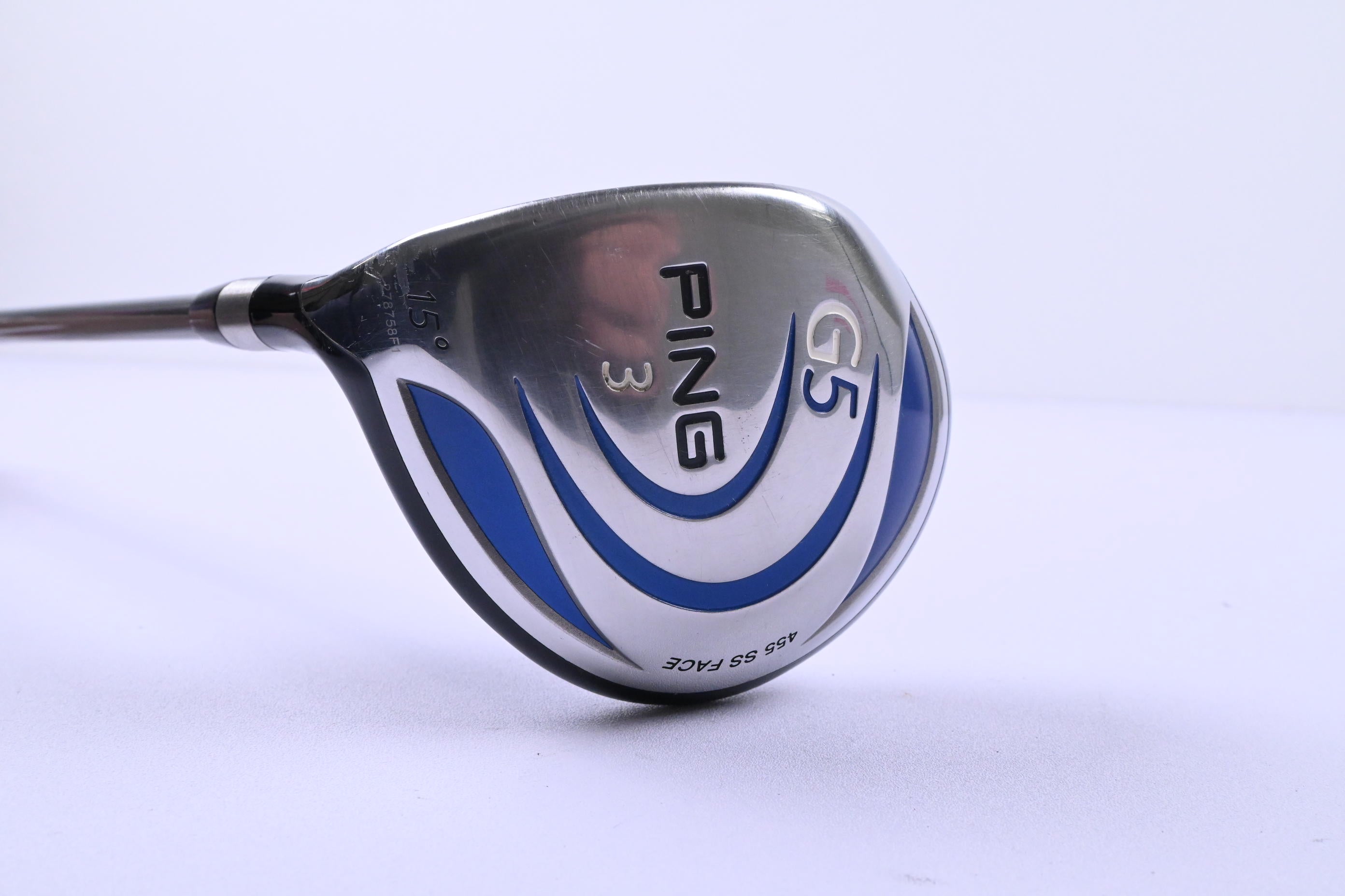 Left Hand Ping G5 #3 Wood / 15 Degree / Regular Flex Ping TFC 100 Shaft