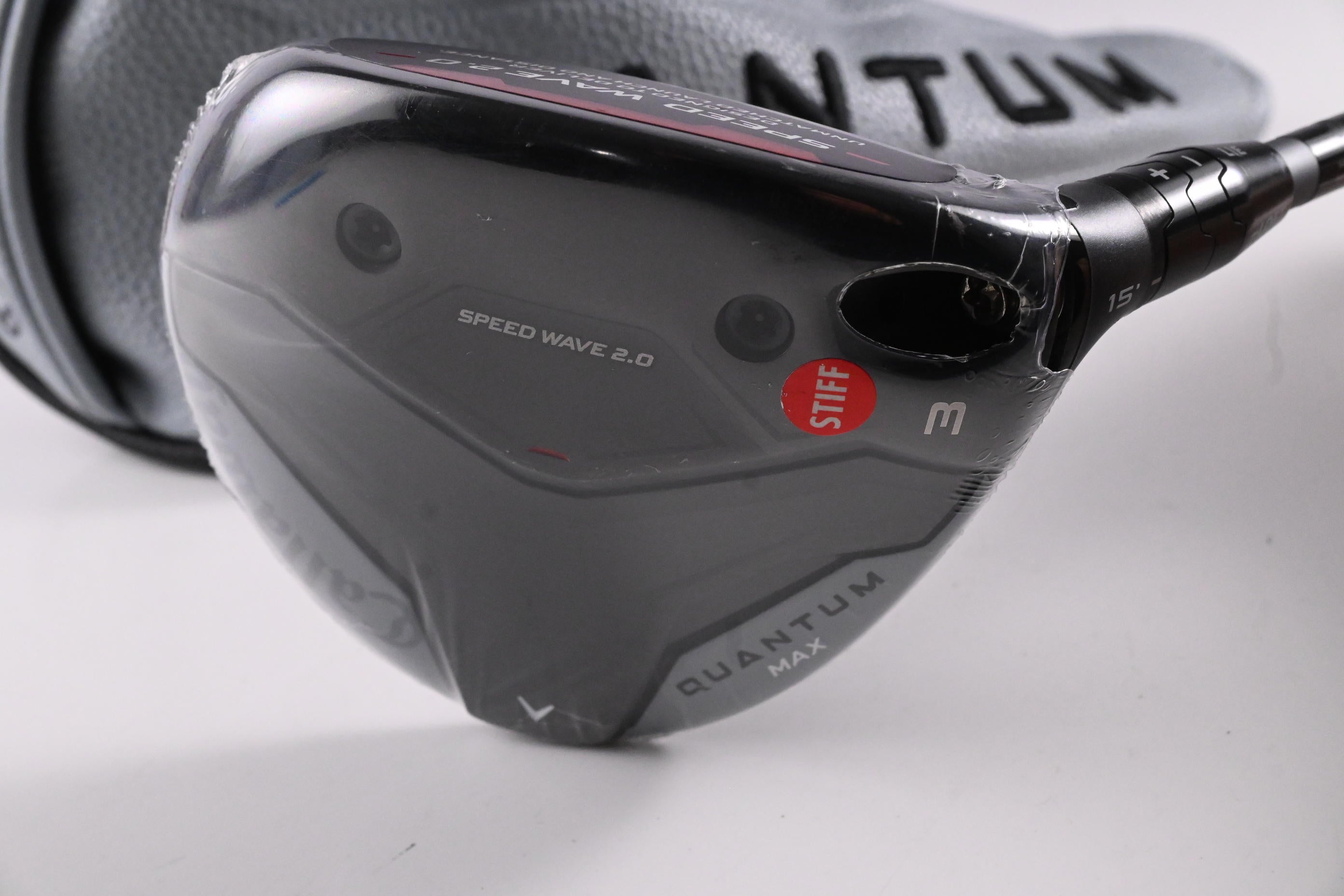 Callaway Quantum Max #3 Wood / 15 Degree / Stiff Flex Denali Frost Silver 60