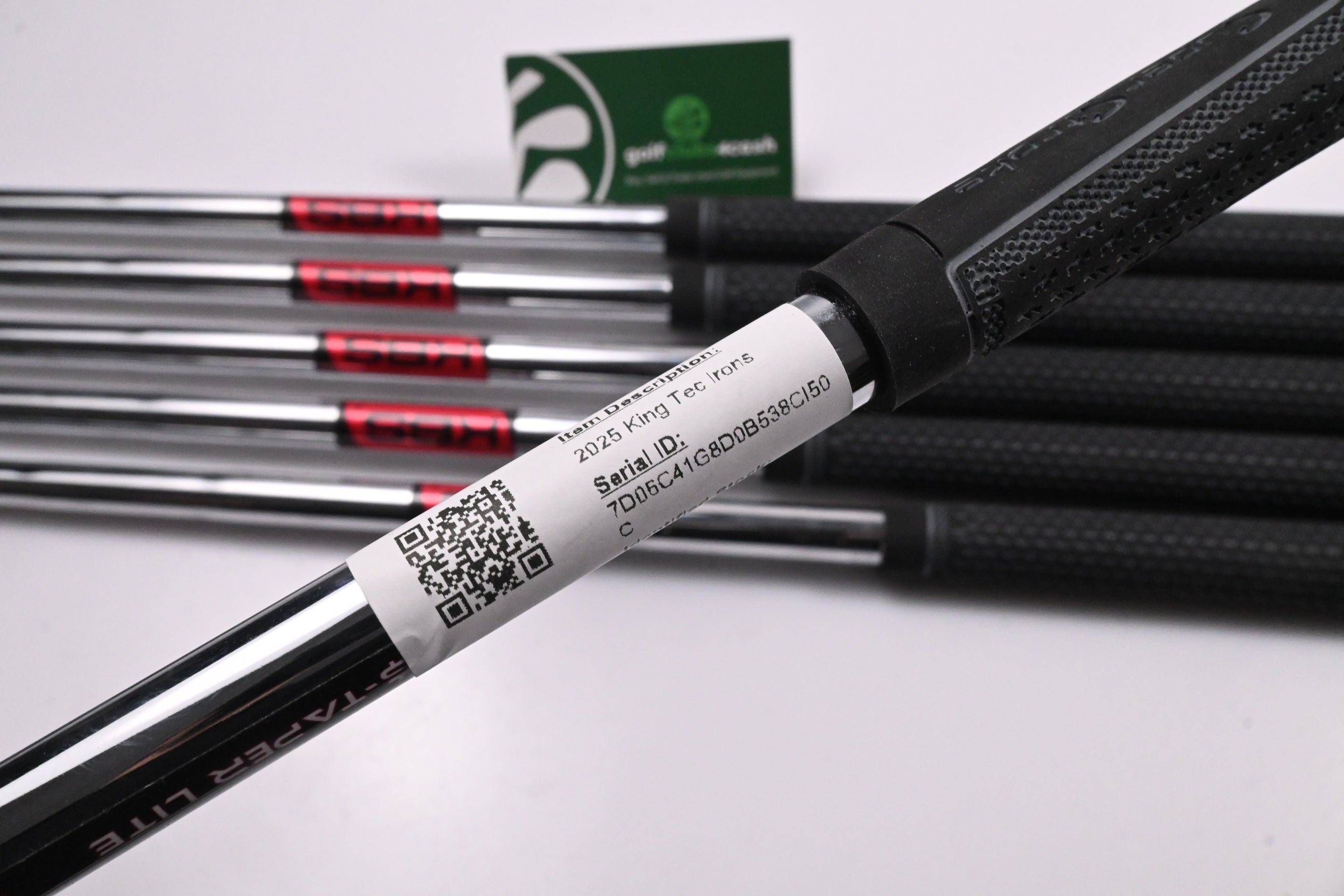Cobra King Tec 2025 Irons / 5-PW / Stiff Flex KBS $-Taper Lite Shafts