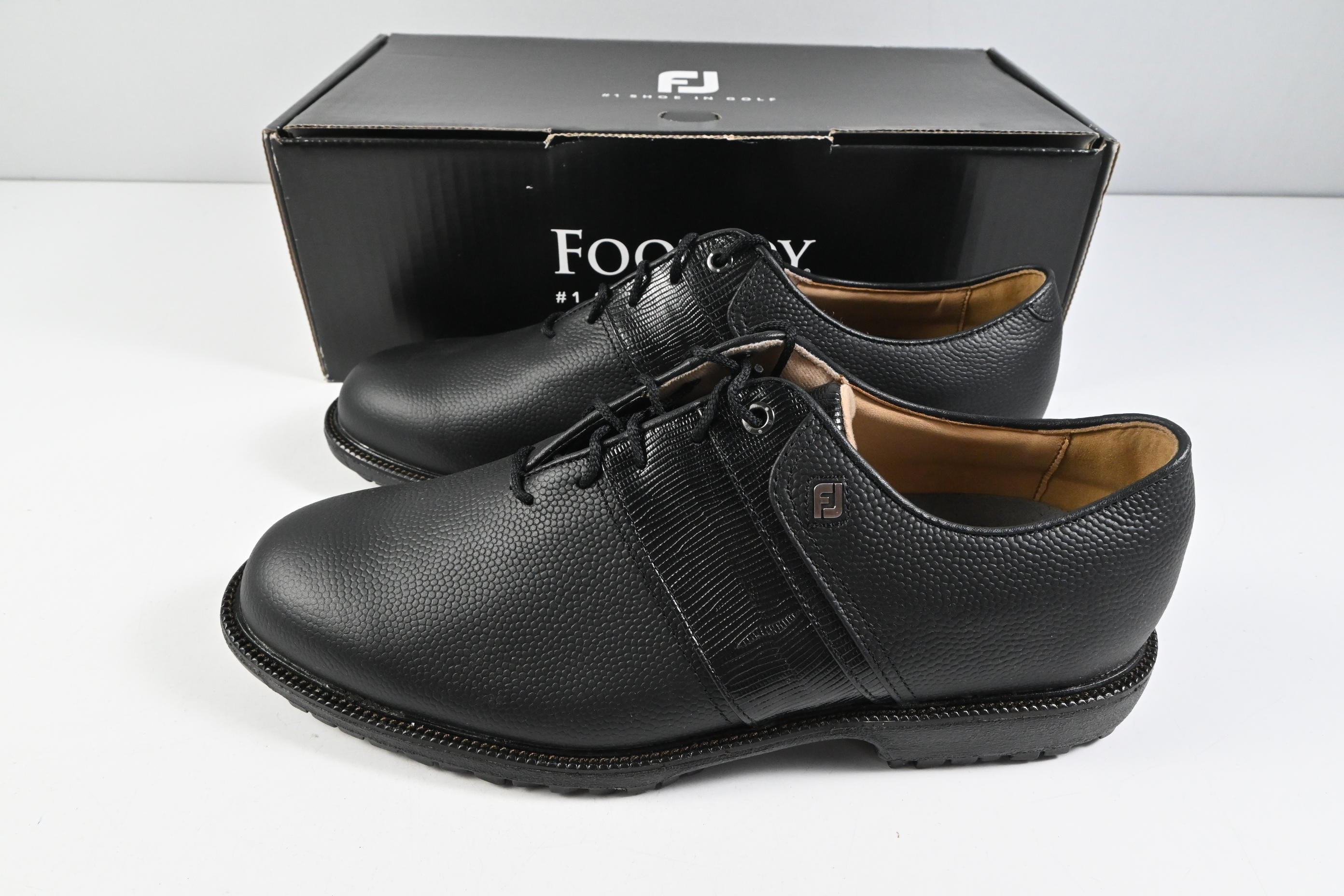 FootJoy MyJoy Premiere Series Packard Golf Shoes / Size UK 10 / Black