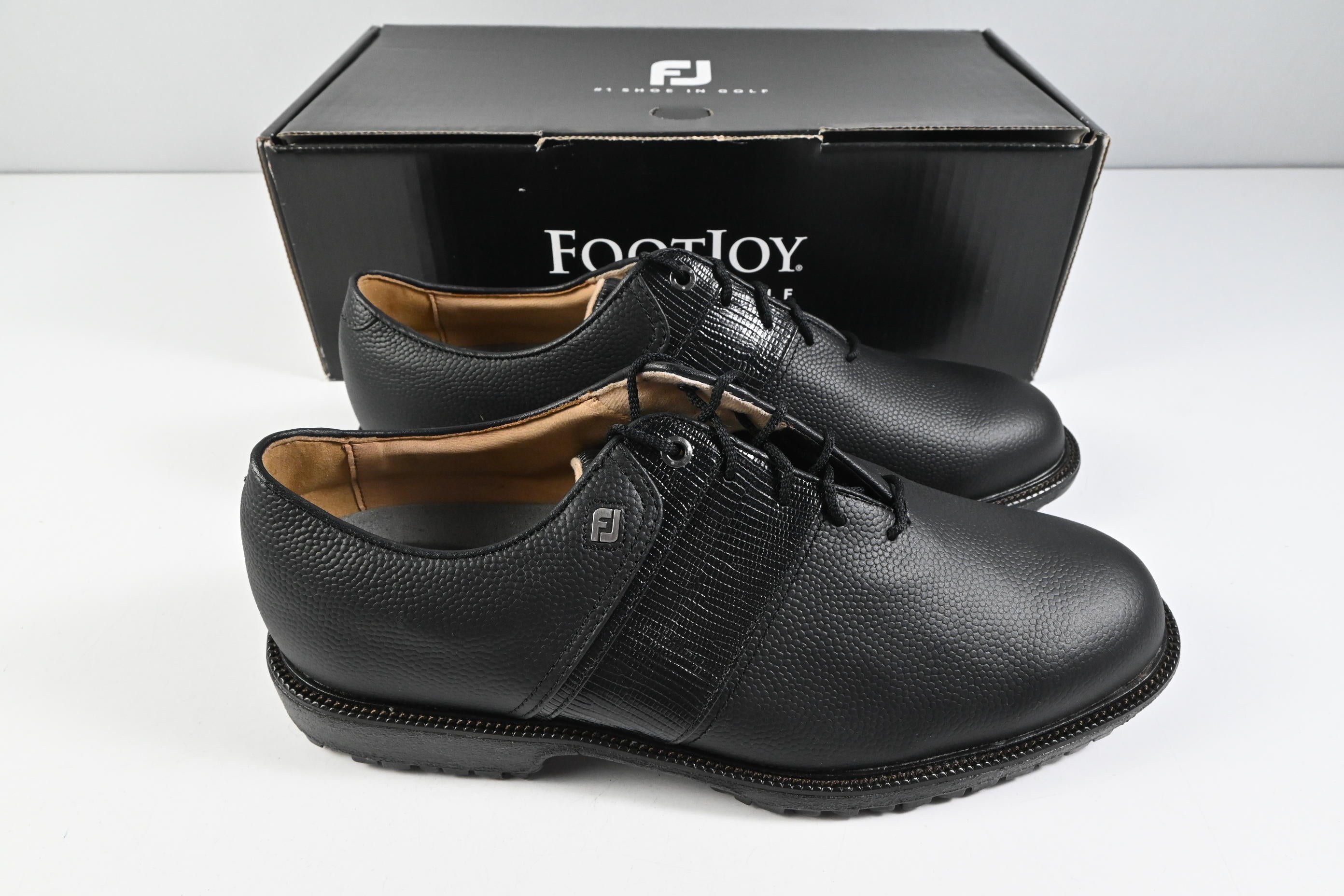 FootJoy MyJoy Premiere Series Packard Golf Shoes / Size UK 10 / Black