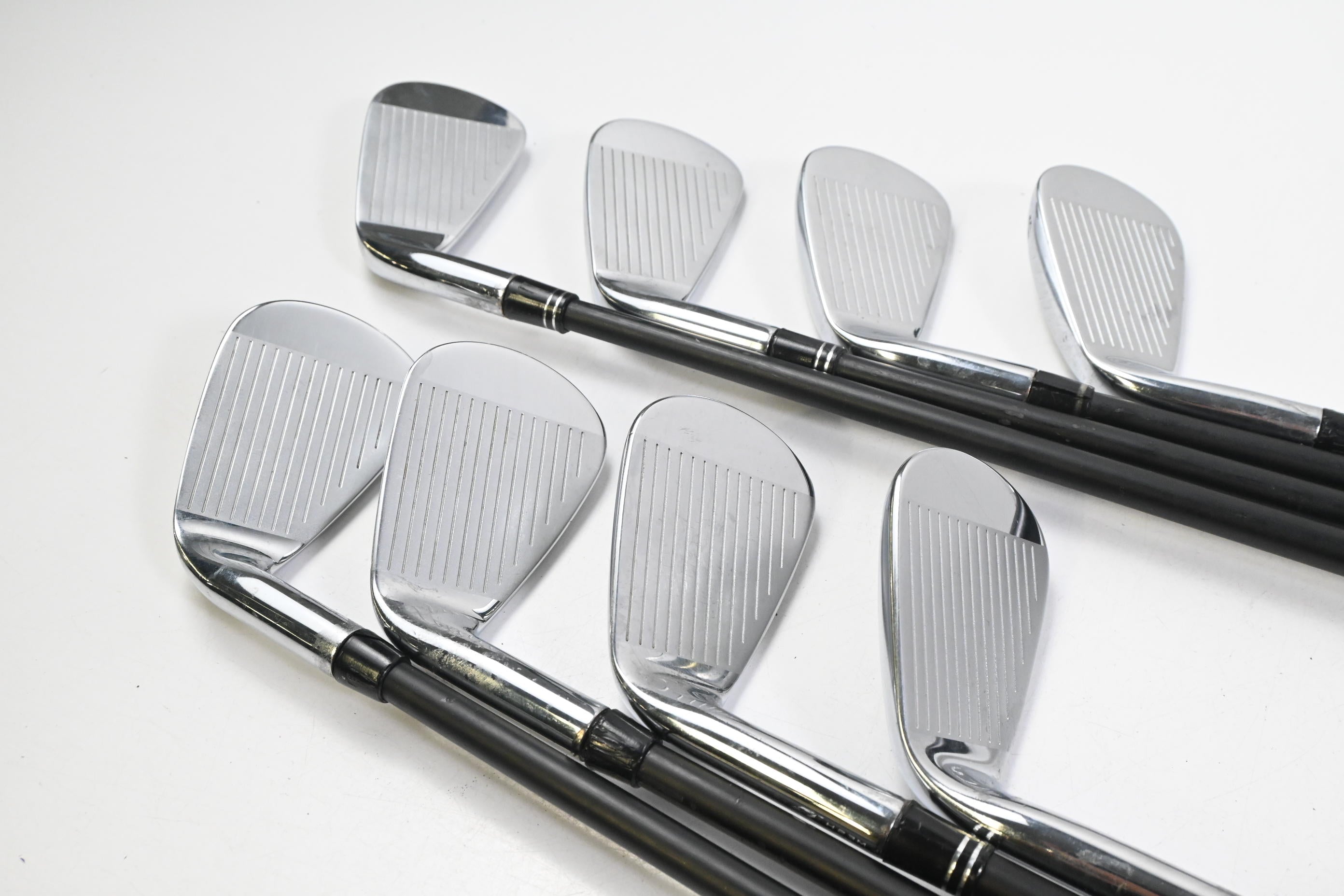 Callaway Elyte Irons / 5-PW+GW+SW / Stiff Flex MMT Black 80 Shafts