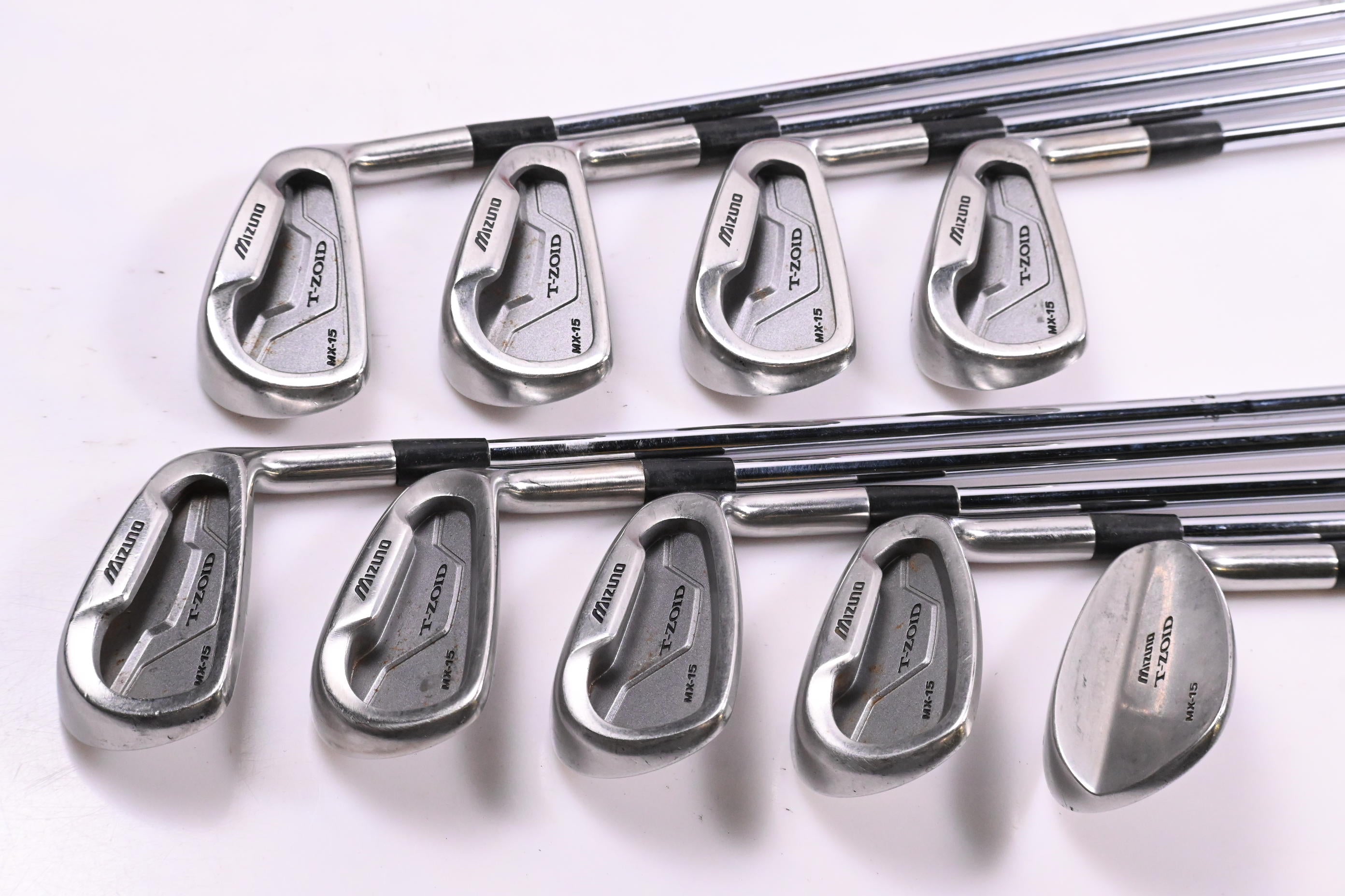 Mizuno MX-15 Irons / 3-PW+SW / Regular Flex Dynamic Gold Lite R300 Shafts