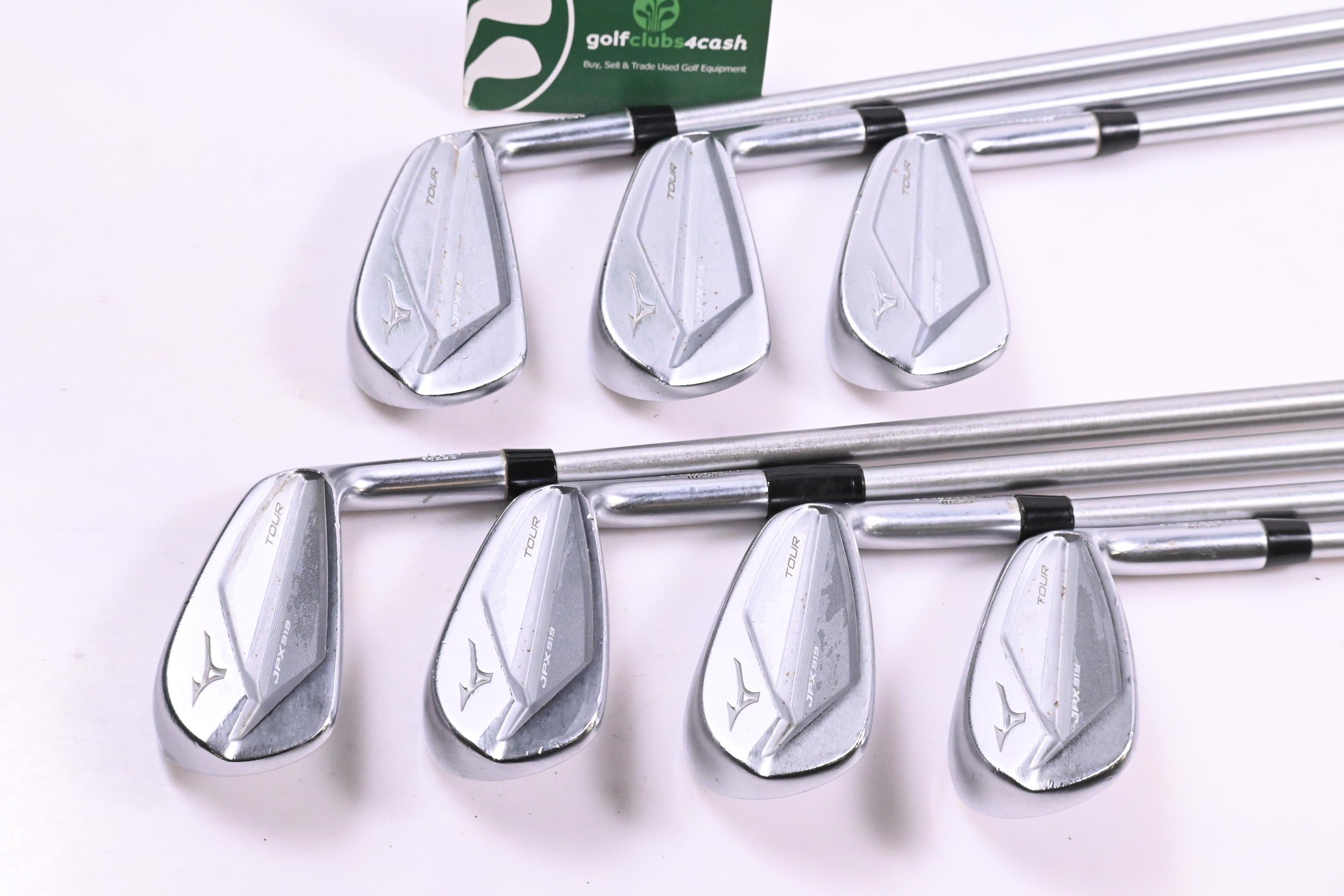 Mizuno JPX 919 Tour Irons / 4-PW / Stiff Flex KBS Tour C-Taper 120 Shafts