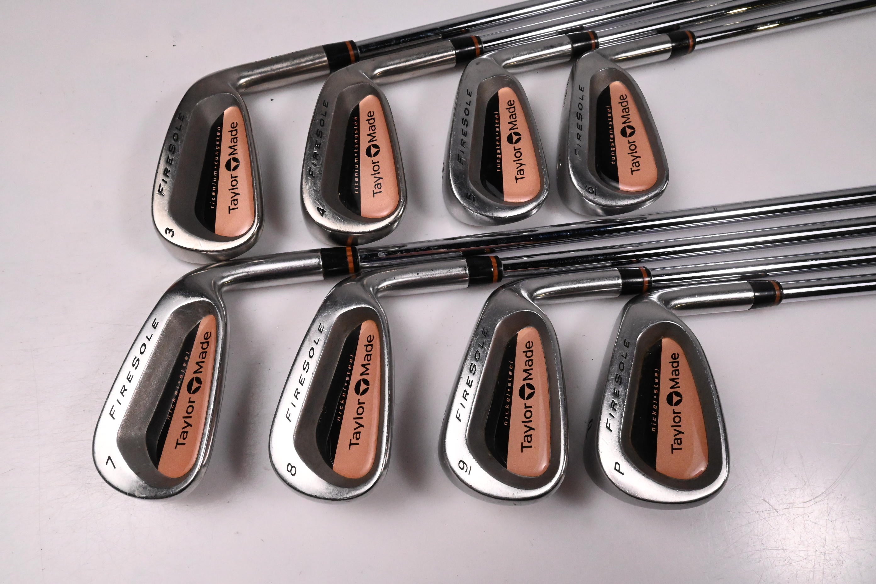 Taylormade Firesole Irons / 3-PW / Regular Flex Taylormade 80 Shafts
