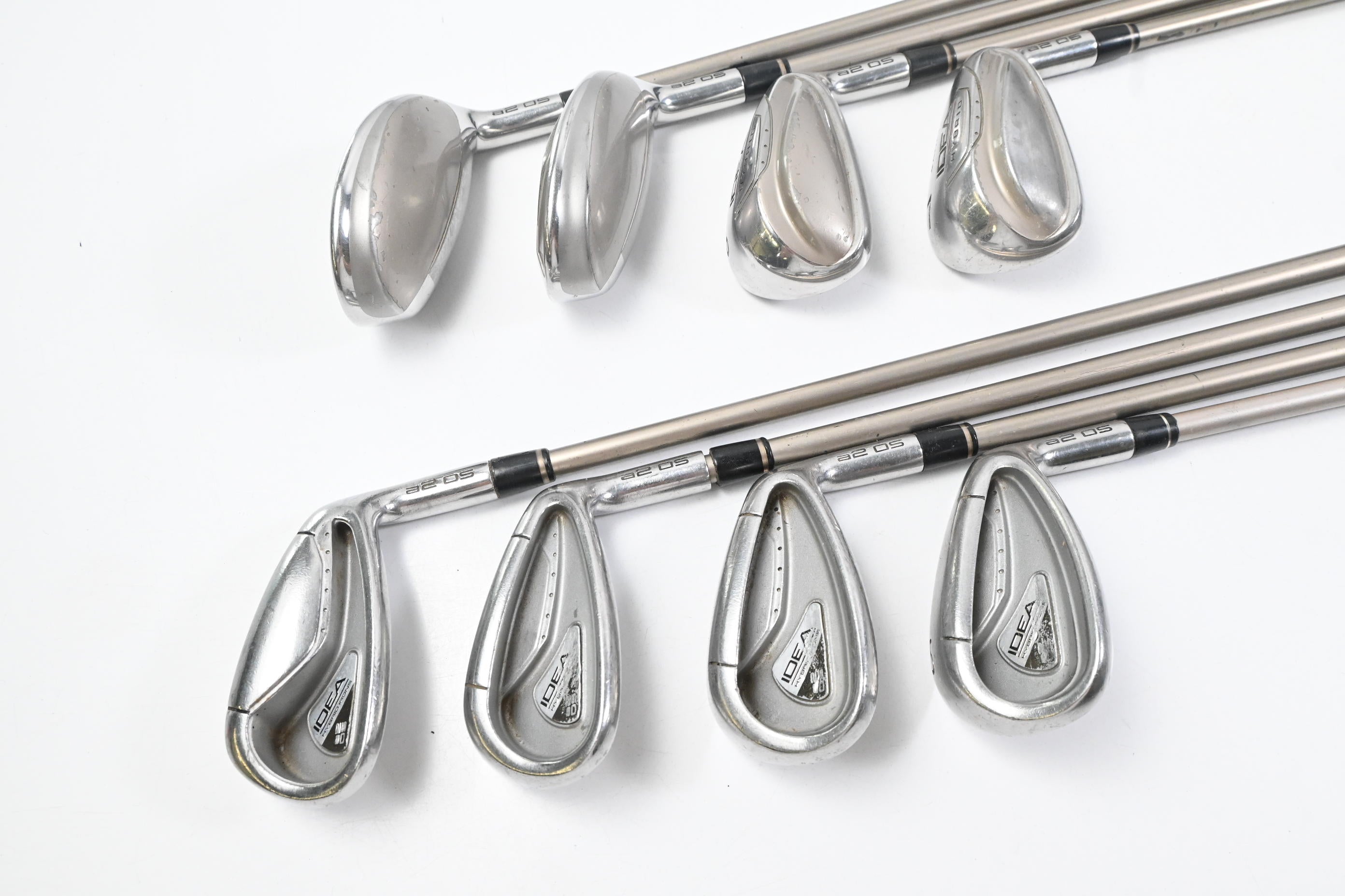 Ladies Adams A2 OS Irons / 4-7H+8-PW+SW / Ladies Flex Aldila Idea Shafts
