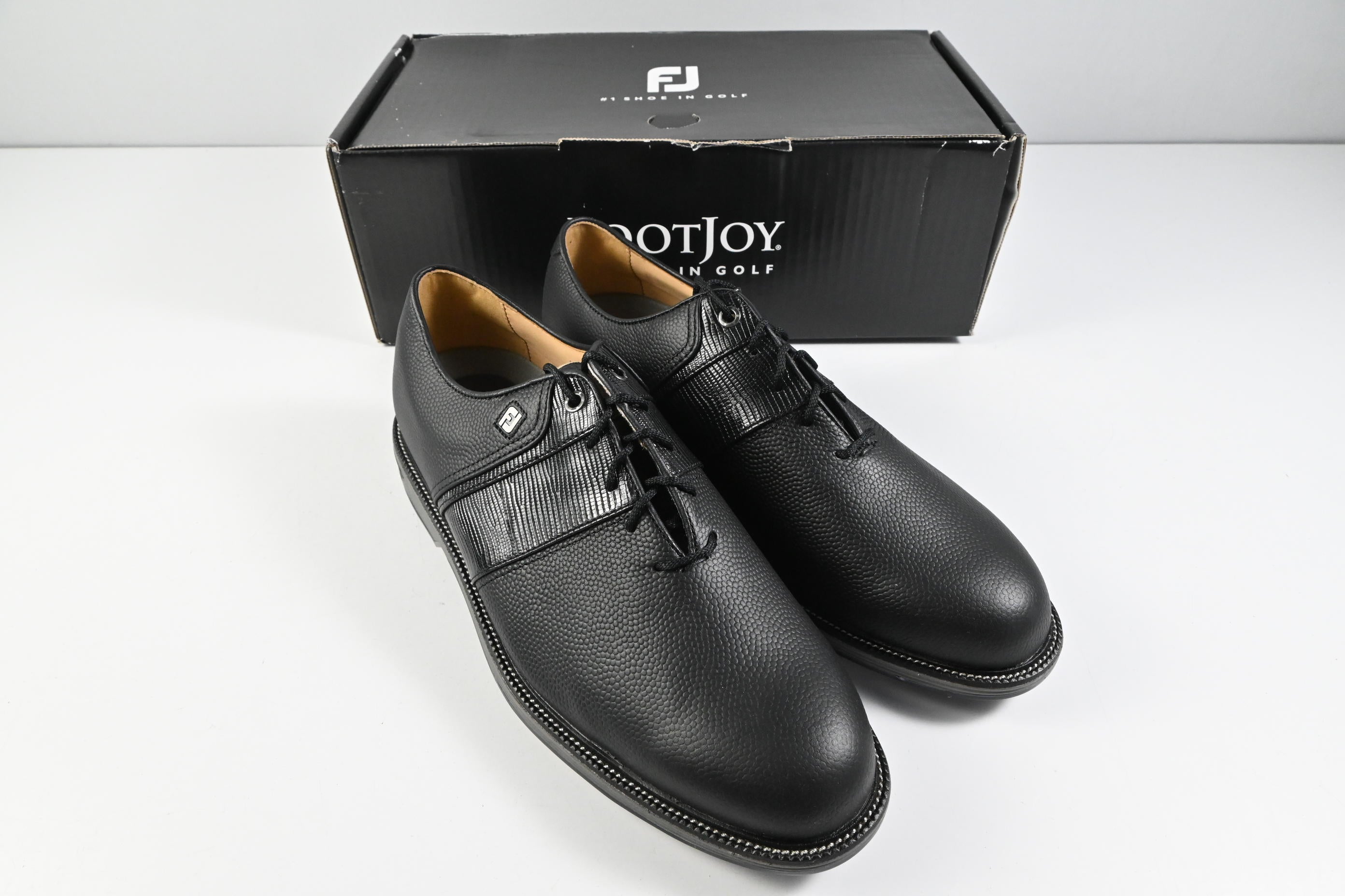 FootJoy MyJoy Premiere Series Packard Golf Shoes / Size UK 10 / Black