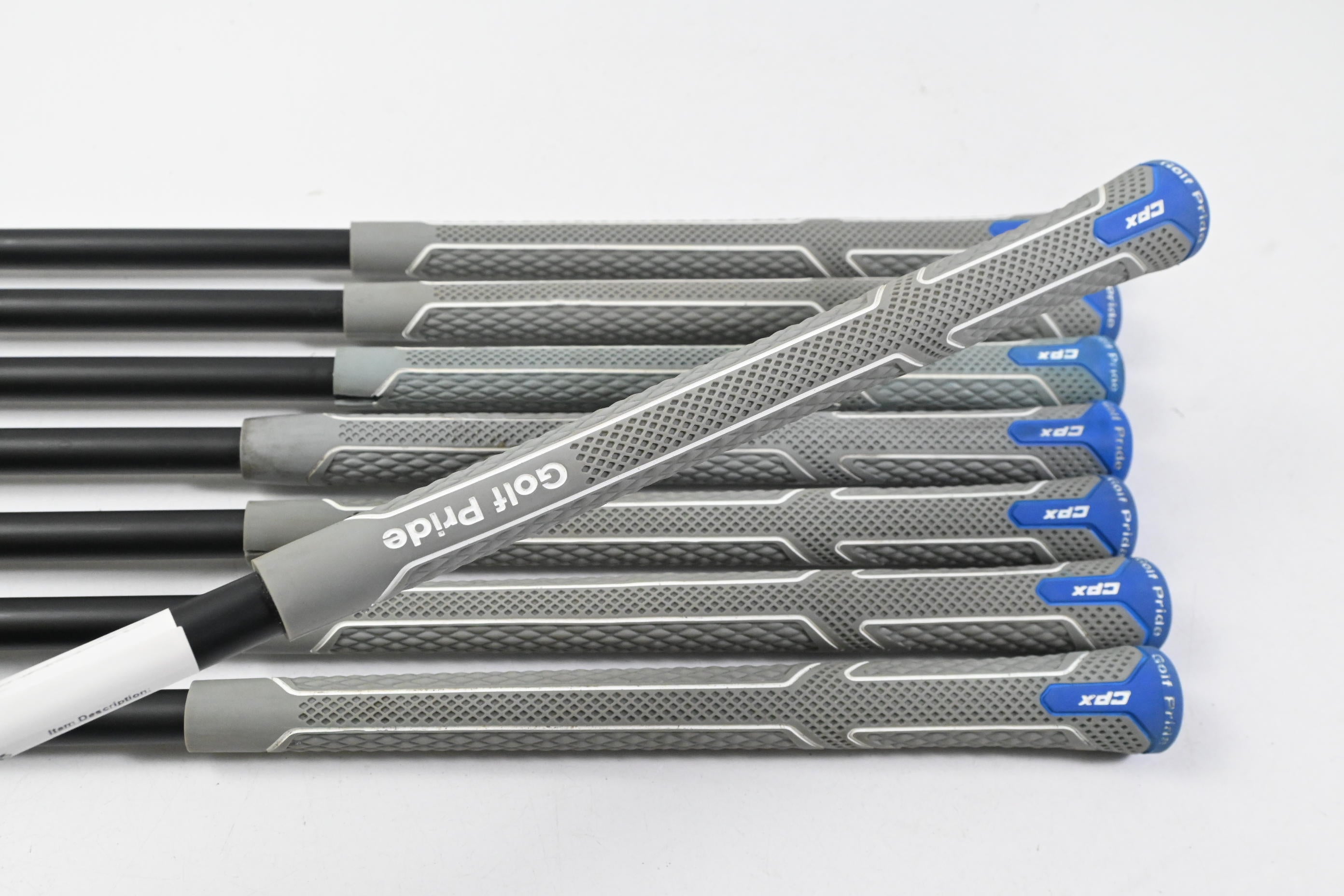 Callaway Elyte Irons / 5-PW+GW+SW / Stiff Flex MMT Black 80 Shafts