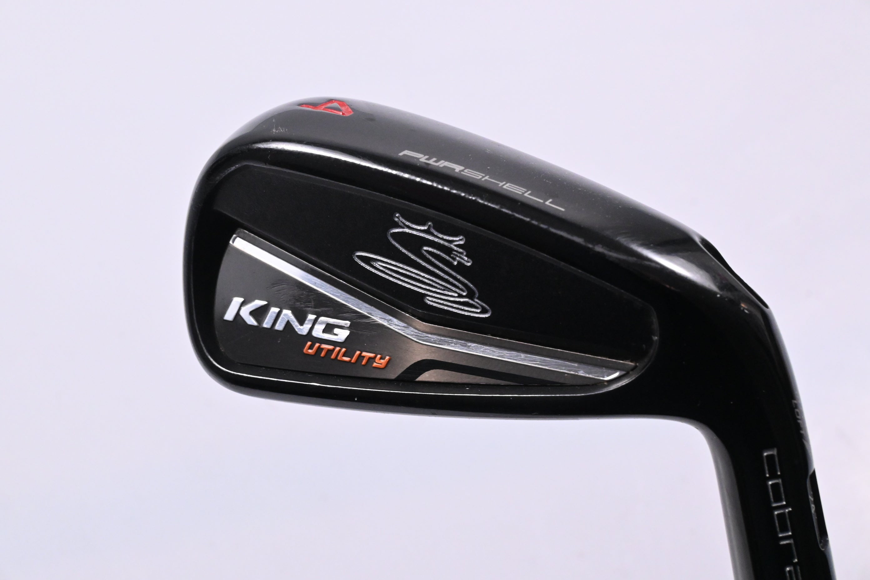 Cobra King Black Utility #4 Iron / 24 Degree / Regular Flex AMT Tour White R300