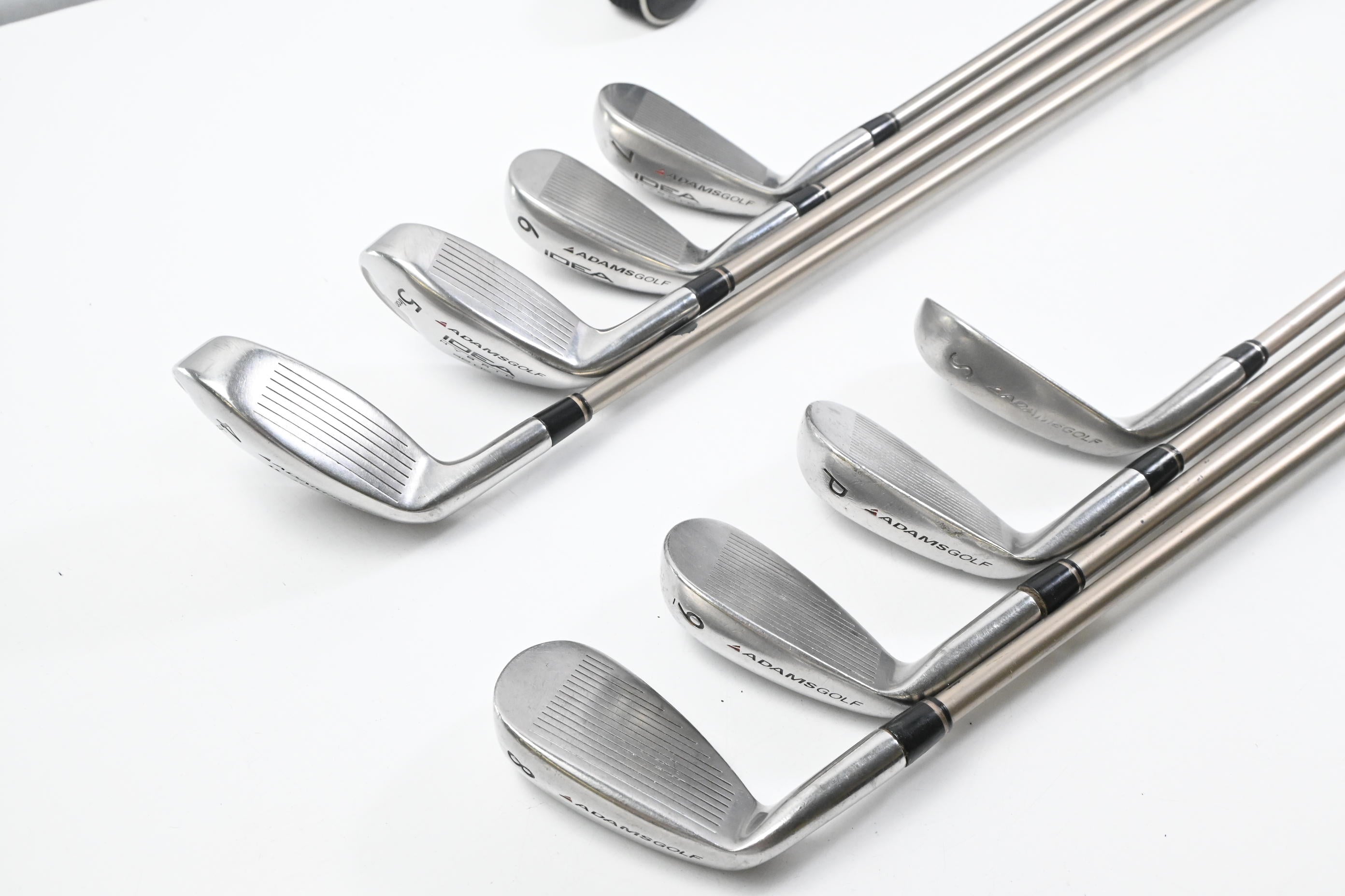 Ladies Adams A2 OS Irons / 4-7H+8-PW+SW / Ladies Flex Aldila Idea Shafts