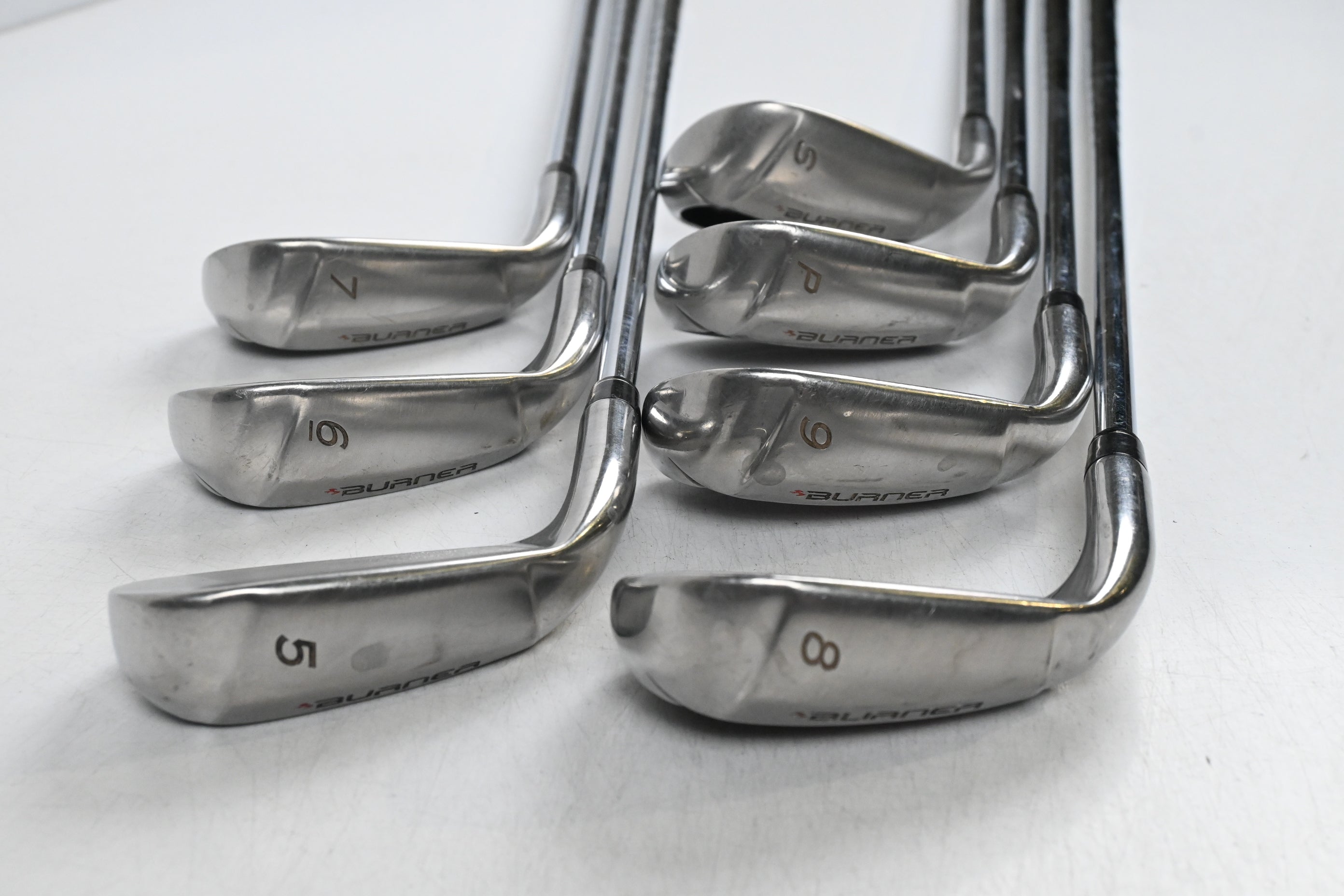 Taylormade Burner Superlaunch Irons / 5-PW+SW / Regular Flex Burner 85 Shafts