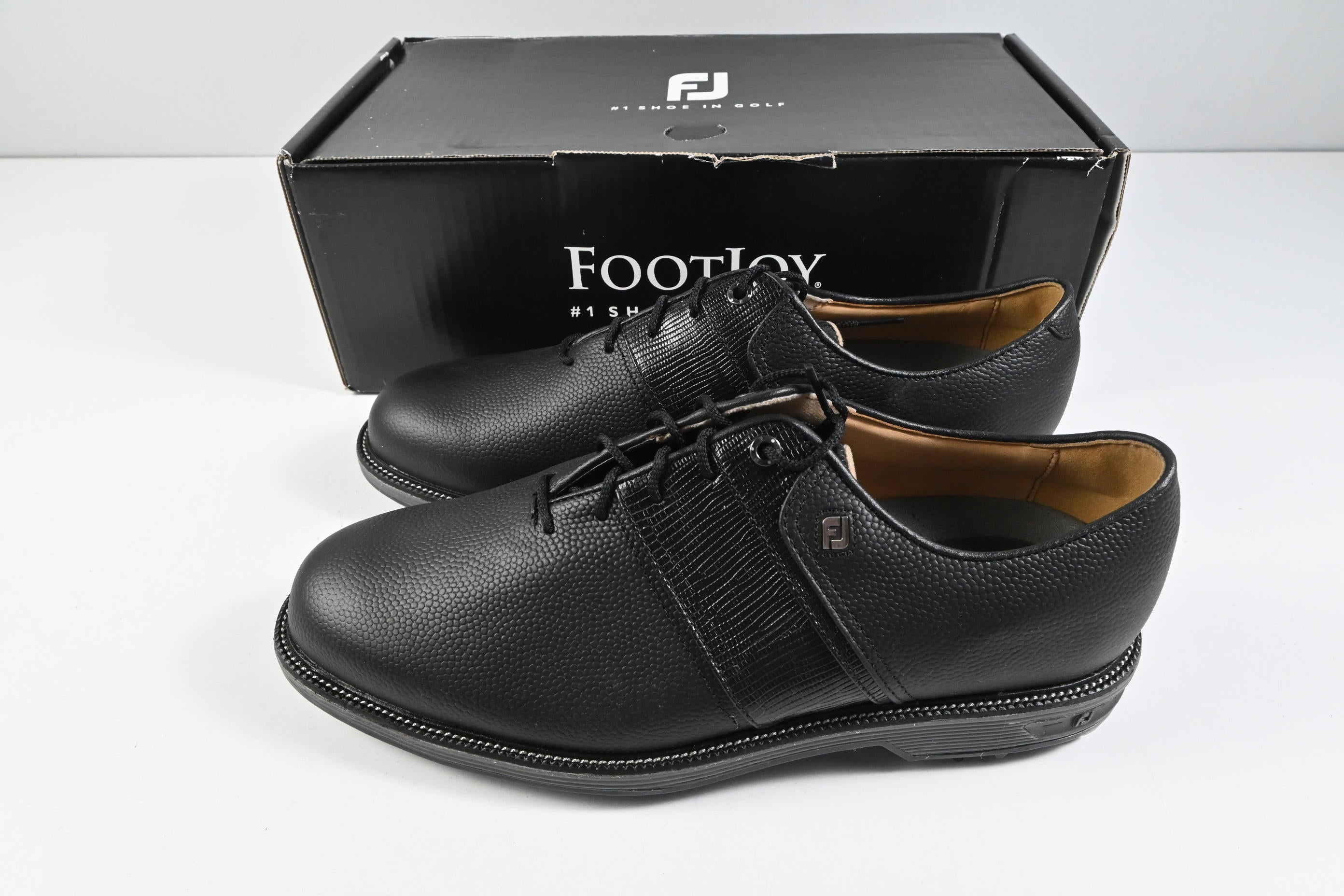 FootJoy MyJoy Premiere Series Packard Golf Shoes / Size UK 10 / Black