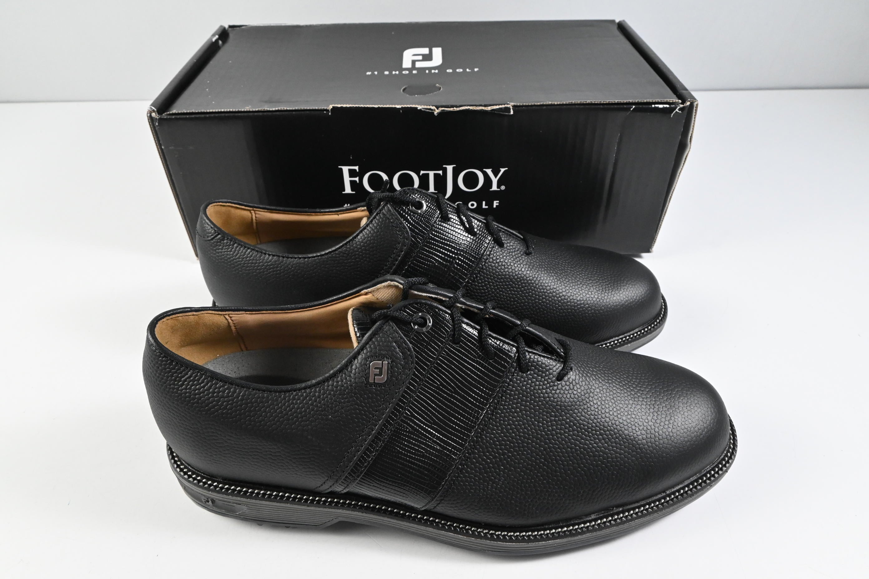 FootJoy MyJoy Premiere Series Packard Golf Shoes / Size UK 10 / Black