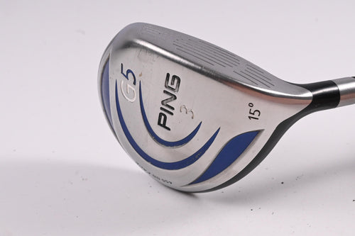 Ping G5 #3 Wood / 15 Degree / Regular Flex Ping TFC 100 F Shaft