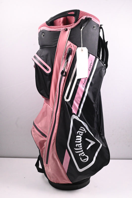 Callaway Chev 14 Dry Cart Bag / 14-Way Divider / Black, Pink