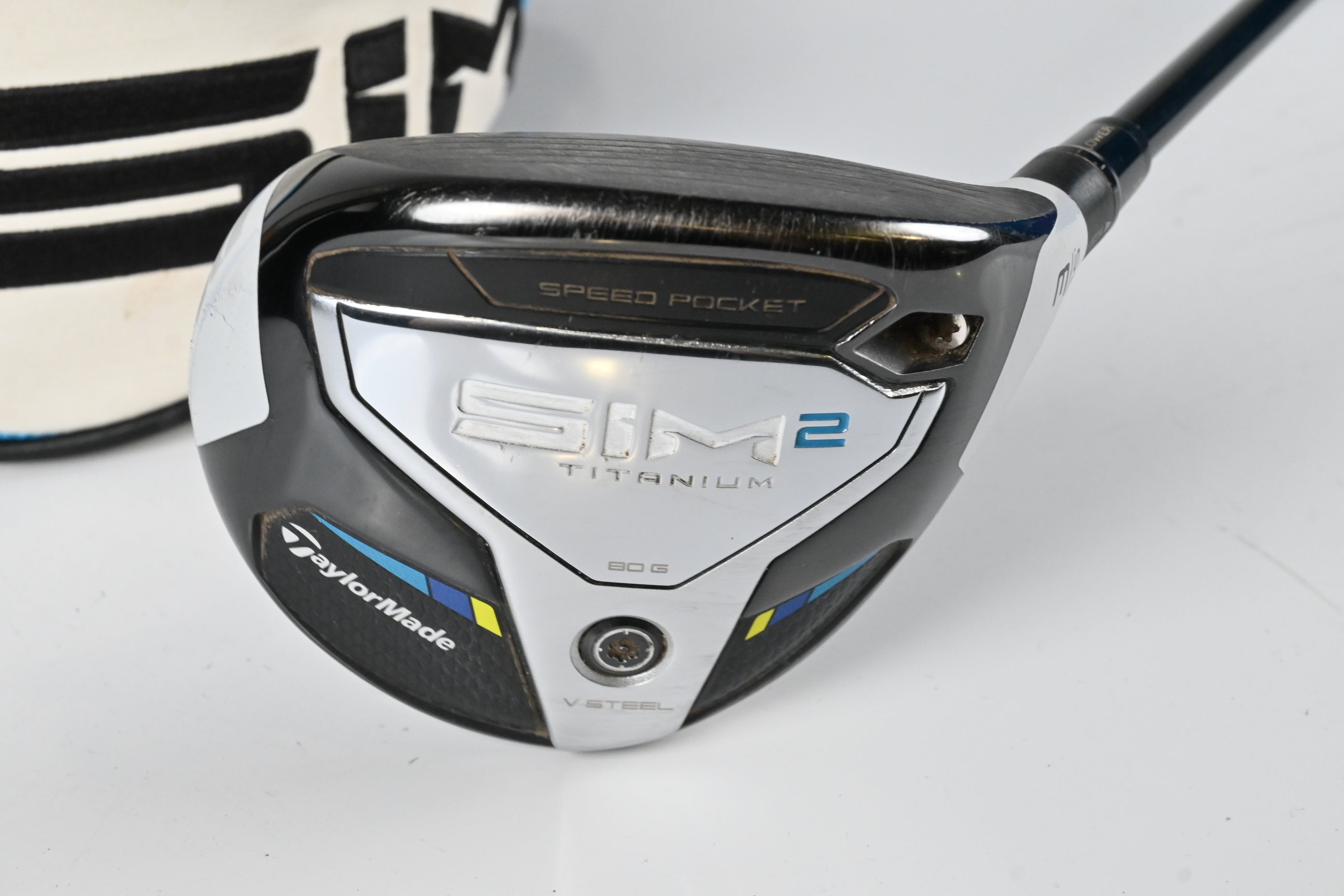 Taylormade SIM2 Ti #3 Wood / 15 Degree / Stiff Flex Tensei AV RAW Blue 65 Shaft