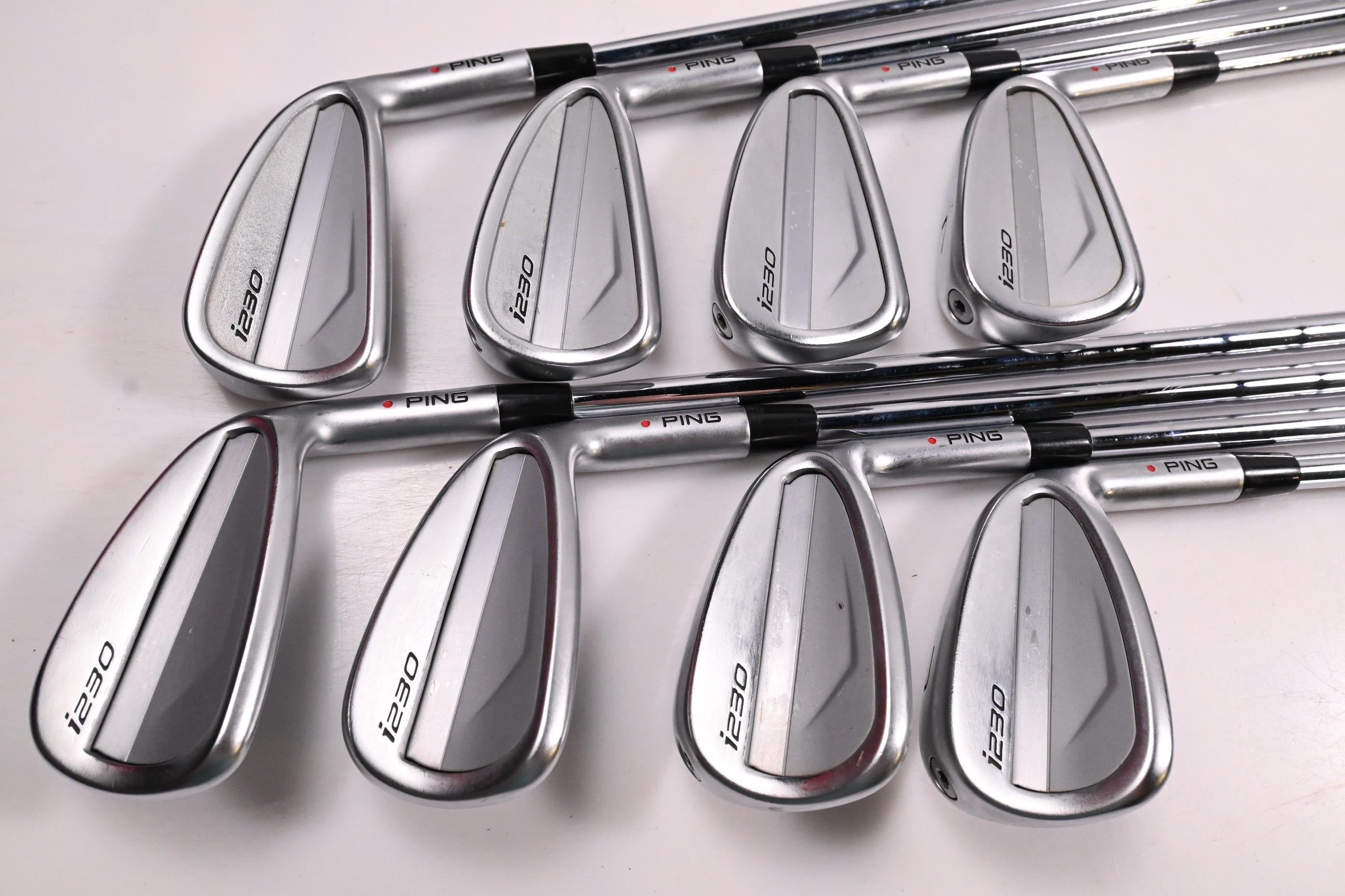Ping i230 Irons / 4-PW+GW / Red Dot / X-Flex NS Pro Modus 3 Tour 105 Shafts