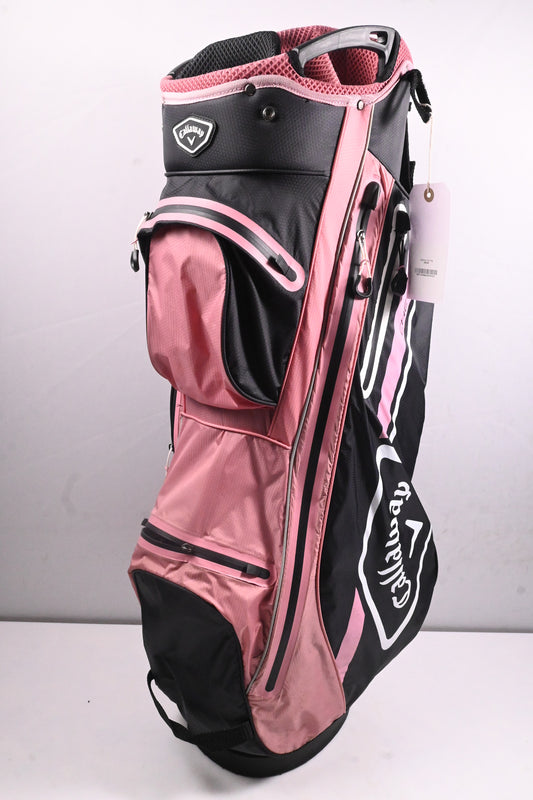 Callaway Chev 14 Dry Cart Bag / 14-Way Divider / Black, Pink