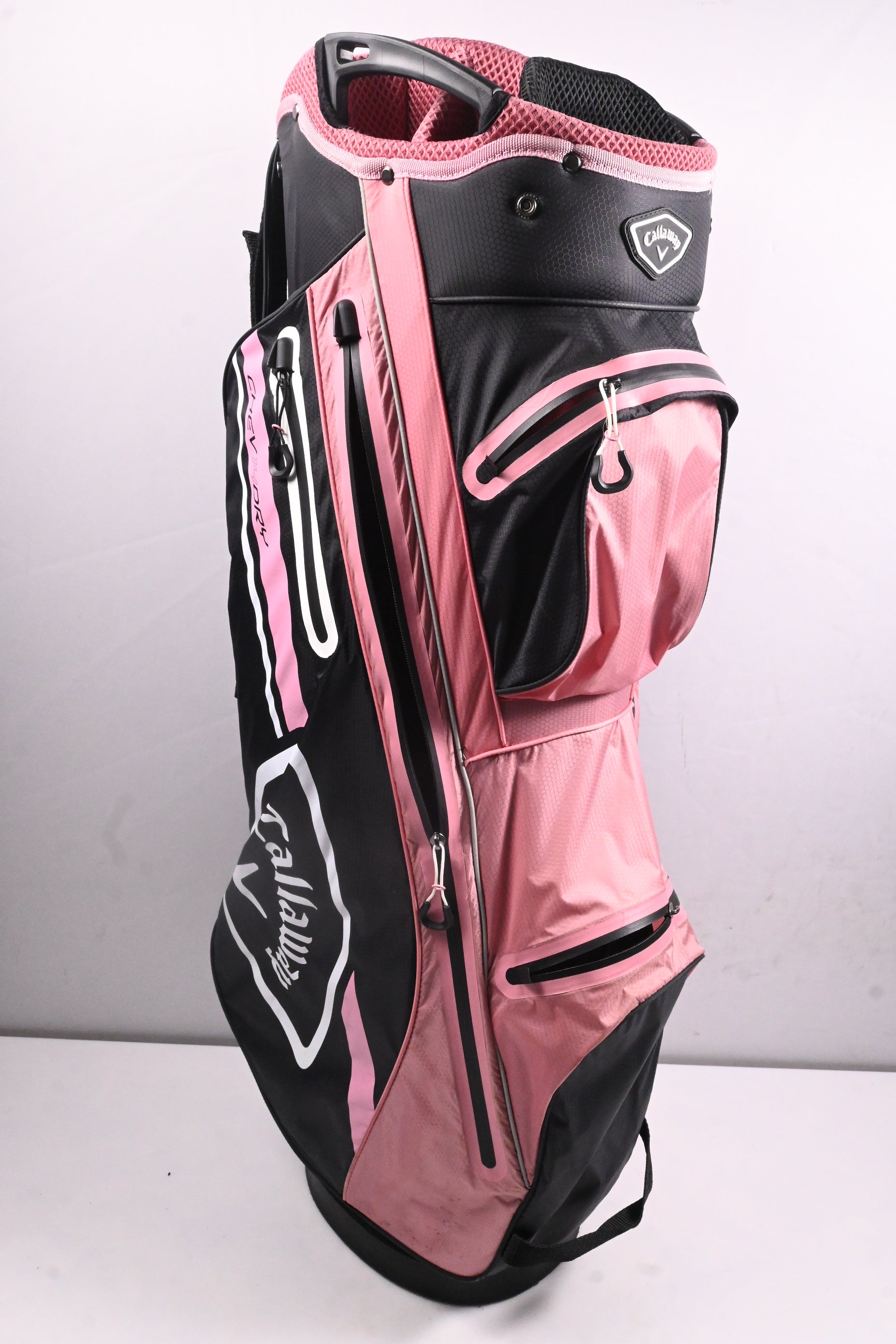 Callaway Chev 14 Dry Cart Bag / 14-Way Divider / Black, Pink
