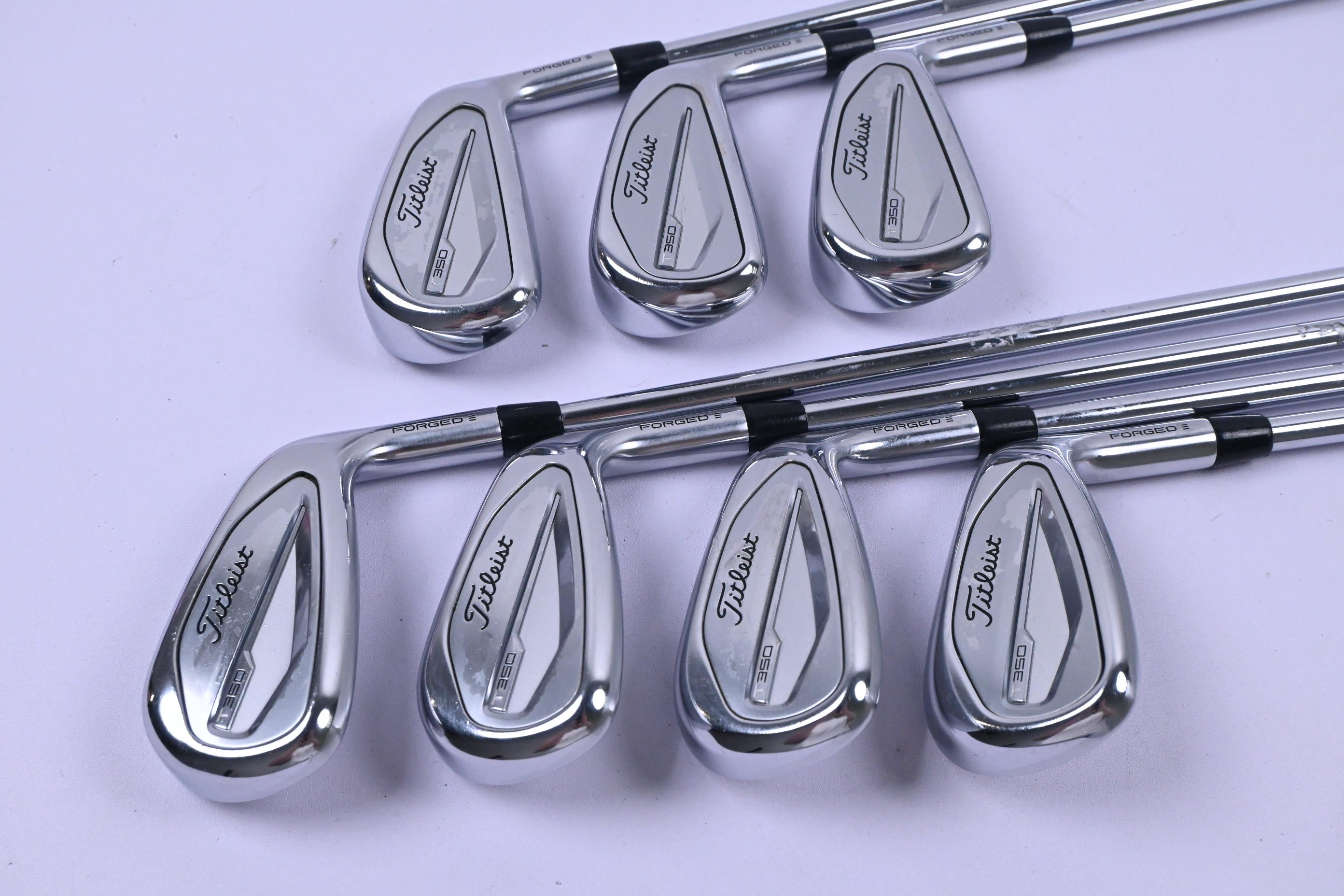 Titleist T350 Irons / 5-PW+48° / Regular Flex True Temper AMT Red S300 Shaft