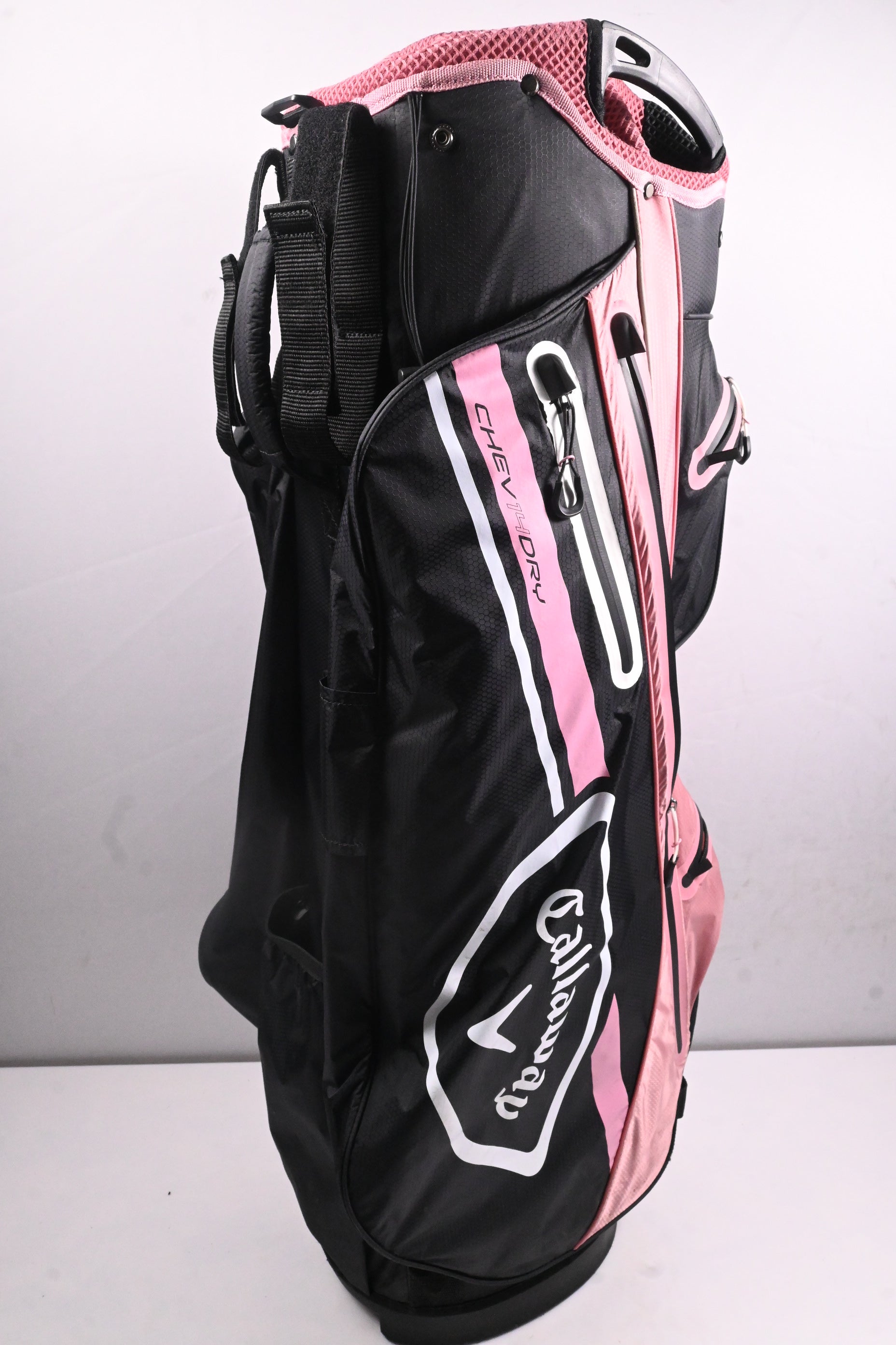 Callaway Chev 14 Dry Cart Bag / 14-Way Divider / Black, Pink