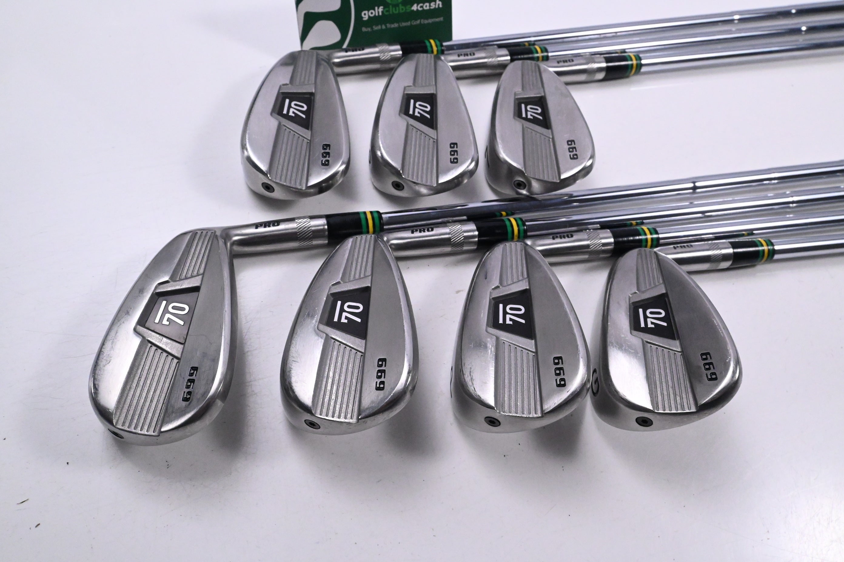 Sub 70 699 Pro V2 Irons / 5-PW+GW / Stiff Flex Steel Shaft