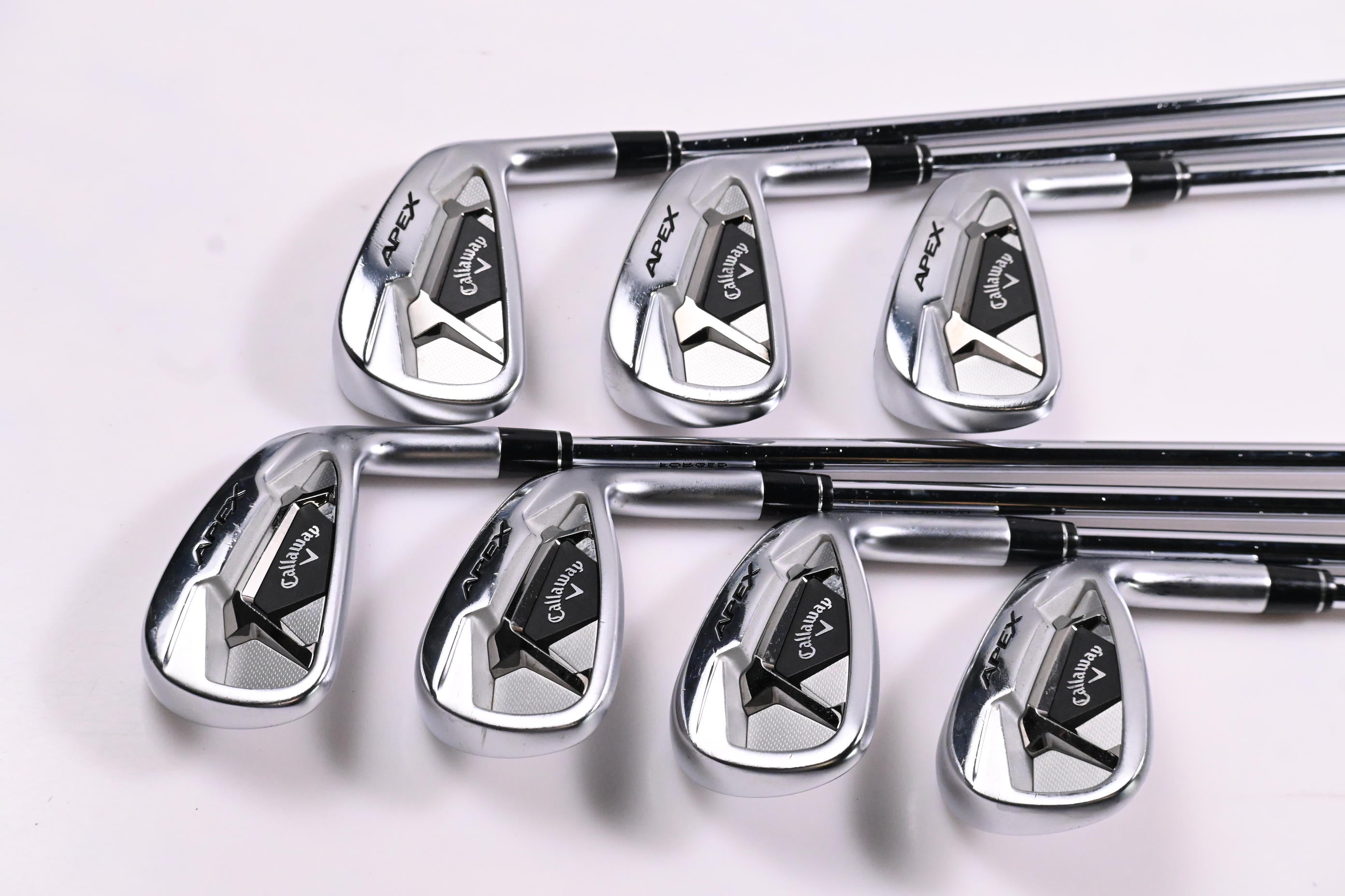 Callaway Apex 21 Irons / 4-PW / Stiff Flex Rifle Tour Flighted 105 Shafts